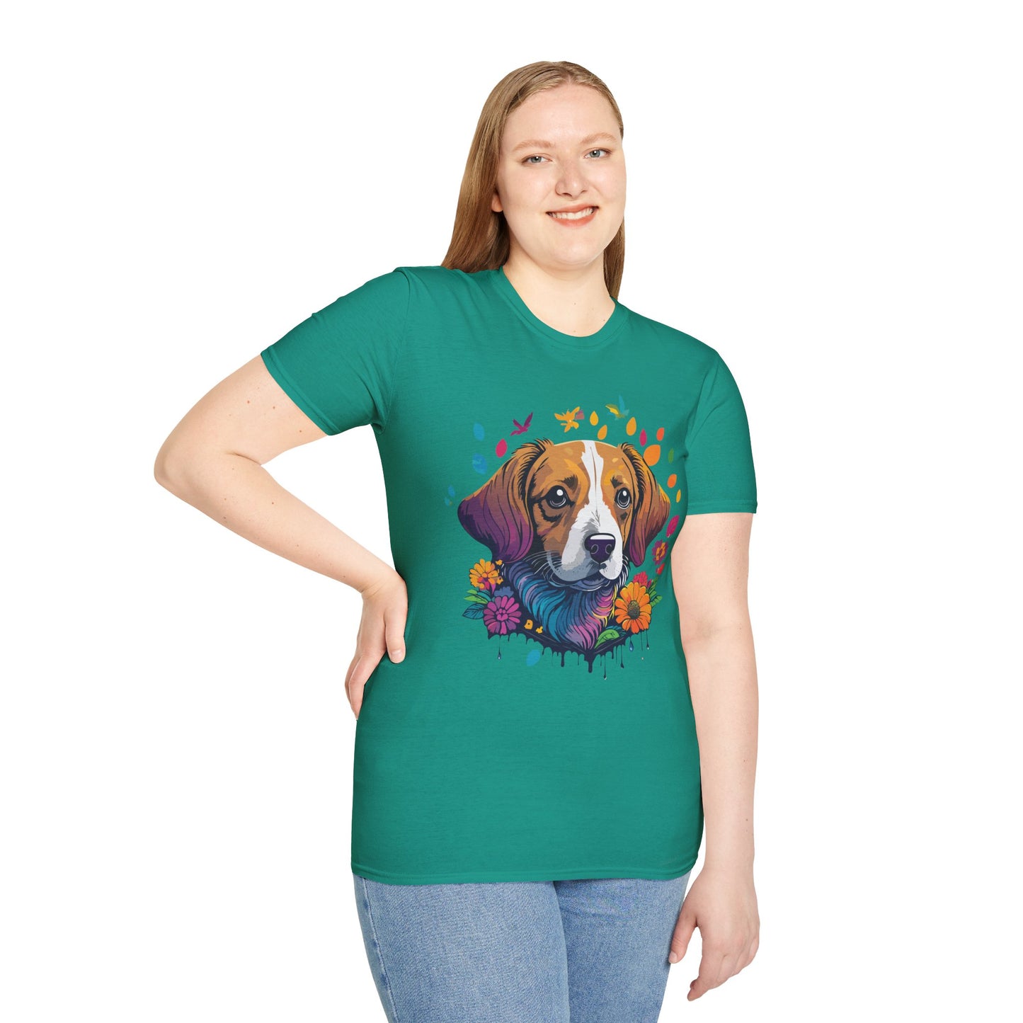 Dog Shirt, Shirt with Dog, Animal Tee, Shirt with Animals
