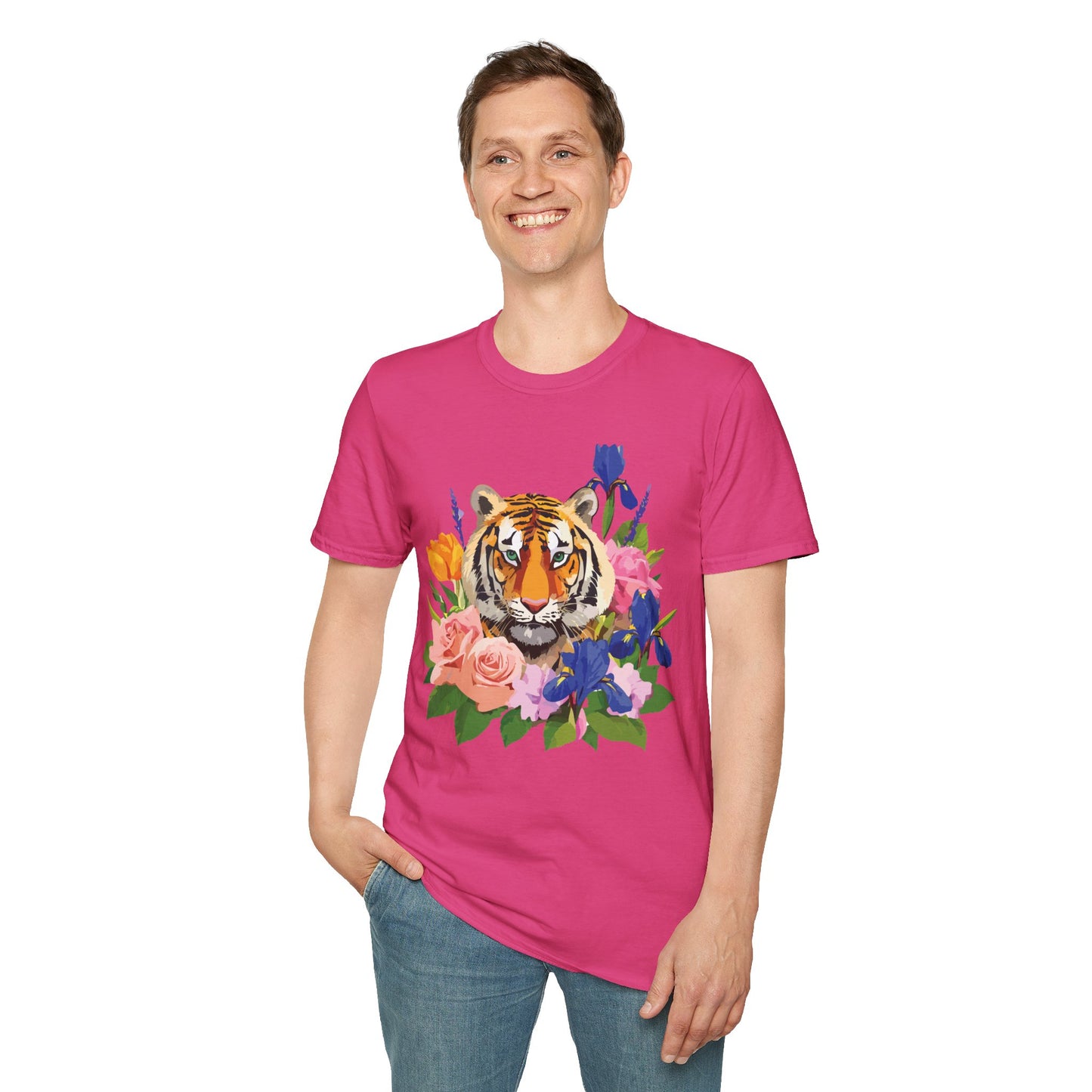 Tiger Shirt, Shirt with Tiger, Animal Tee, Shirt with Animals