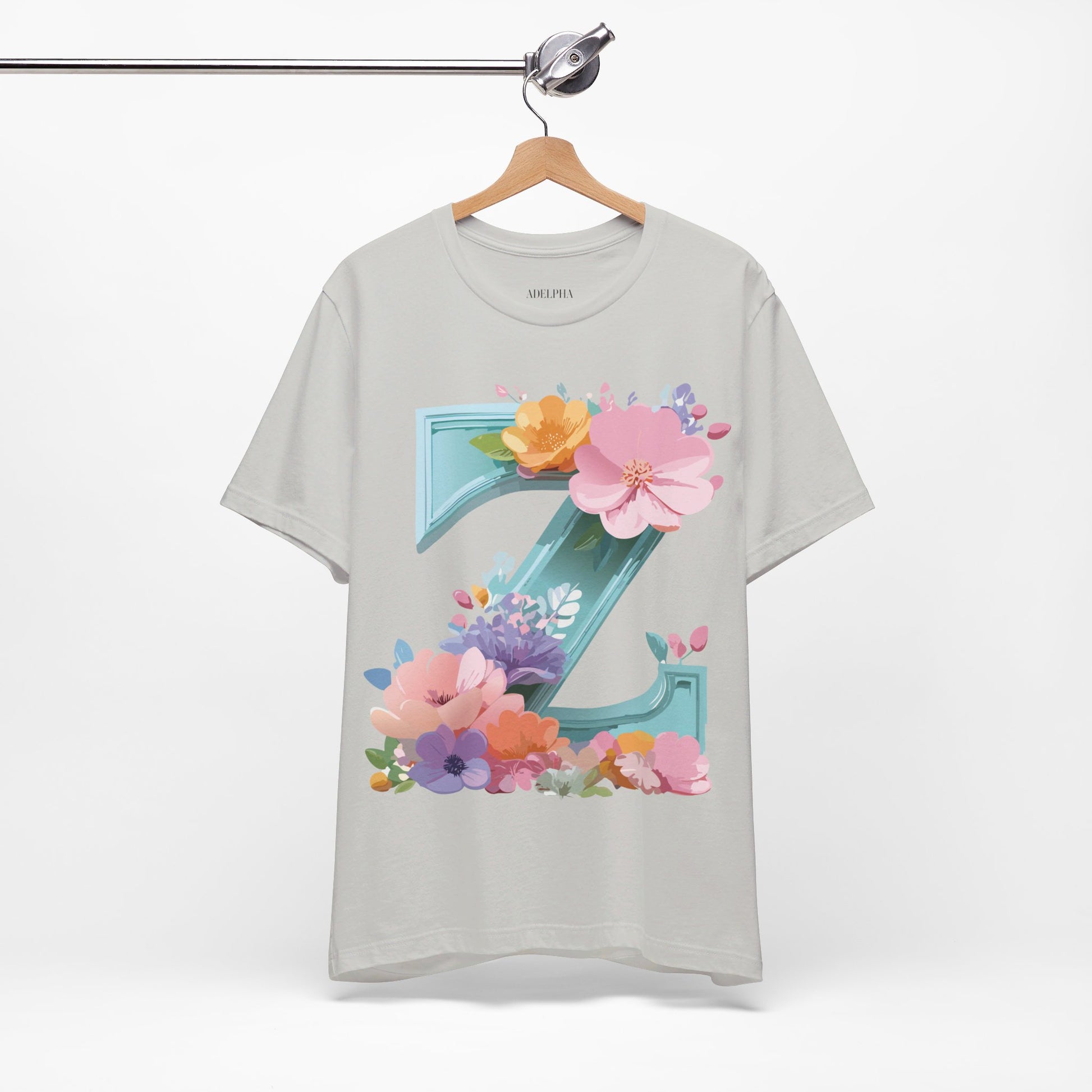 Natural Cotton Tee Shirt - Letters Collection - Z Printify