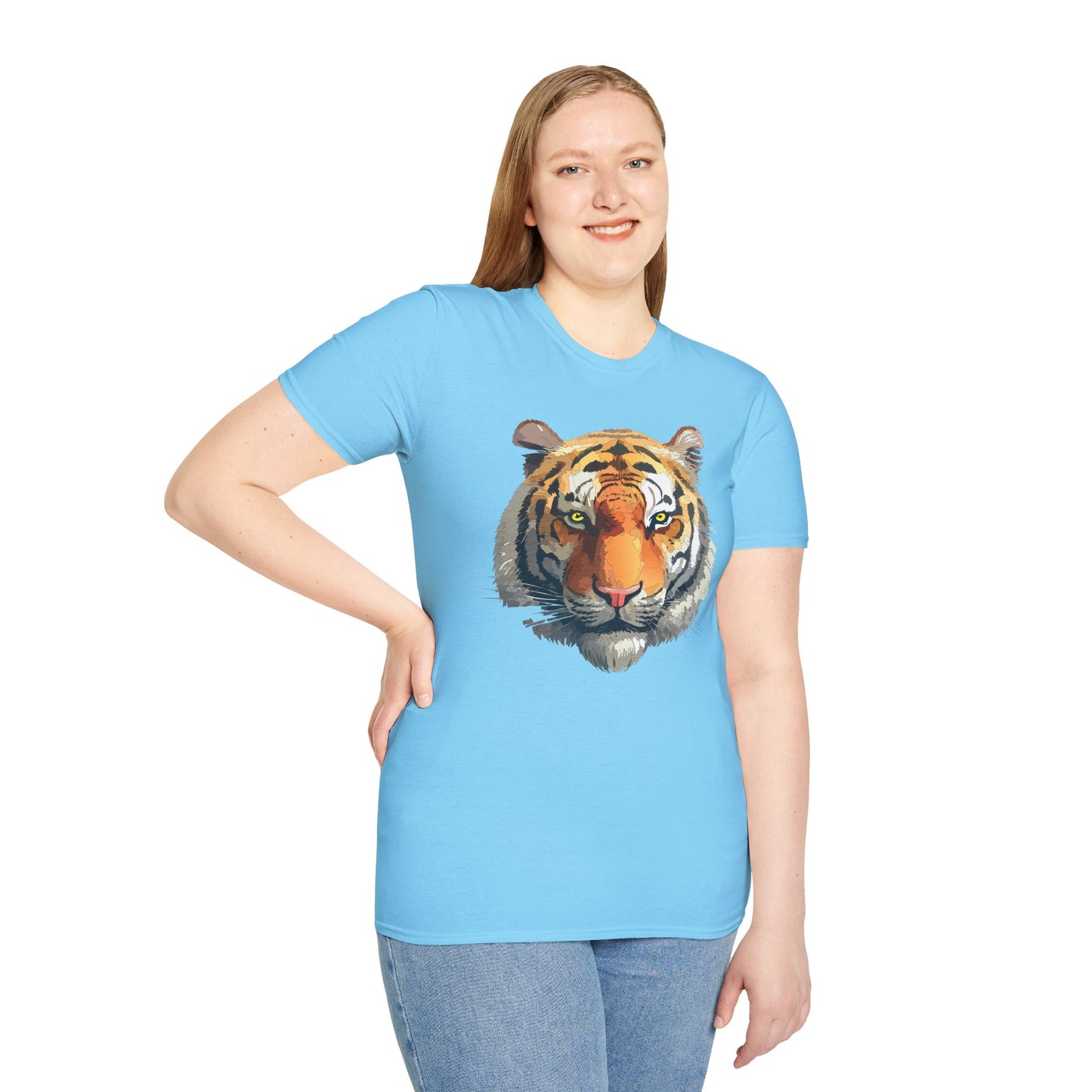 Tiger Shirt, Shirt with Tiger, Animal Tee, Shirt with Animals