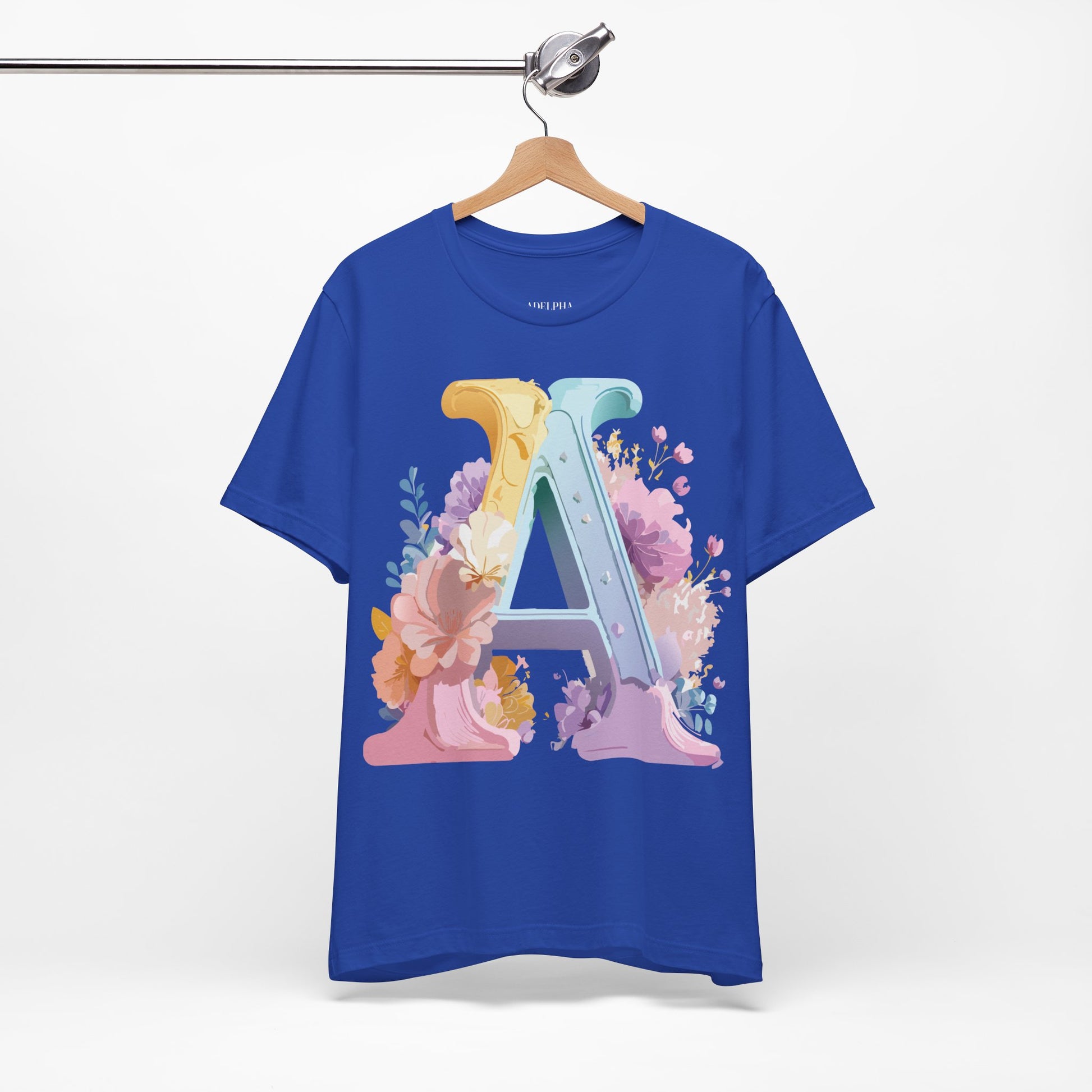 Natural Cotton Tee Shirt - Letters Collection - A Printify