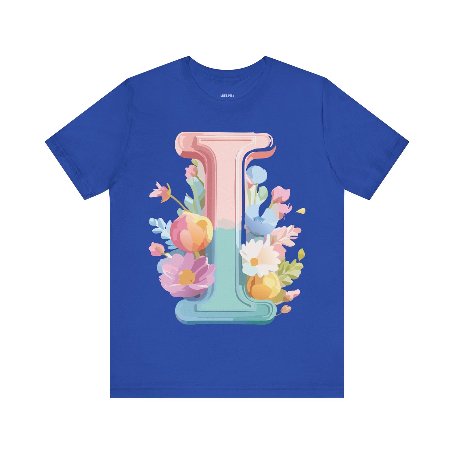 Natural Cotton Tee Shirt - Letters Collection - I Printify
