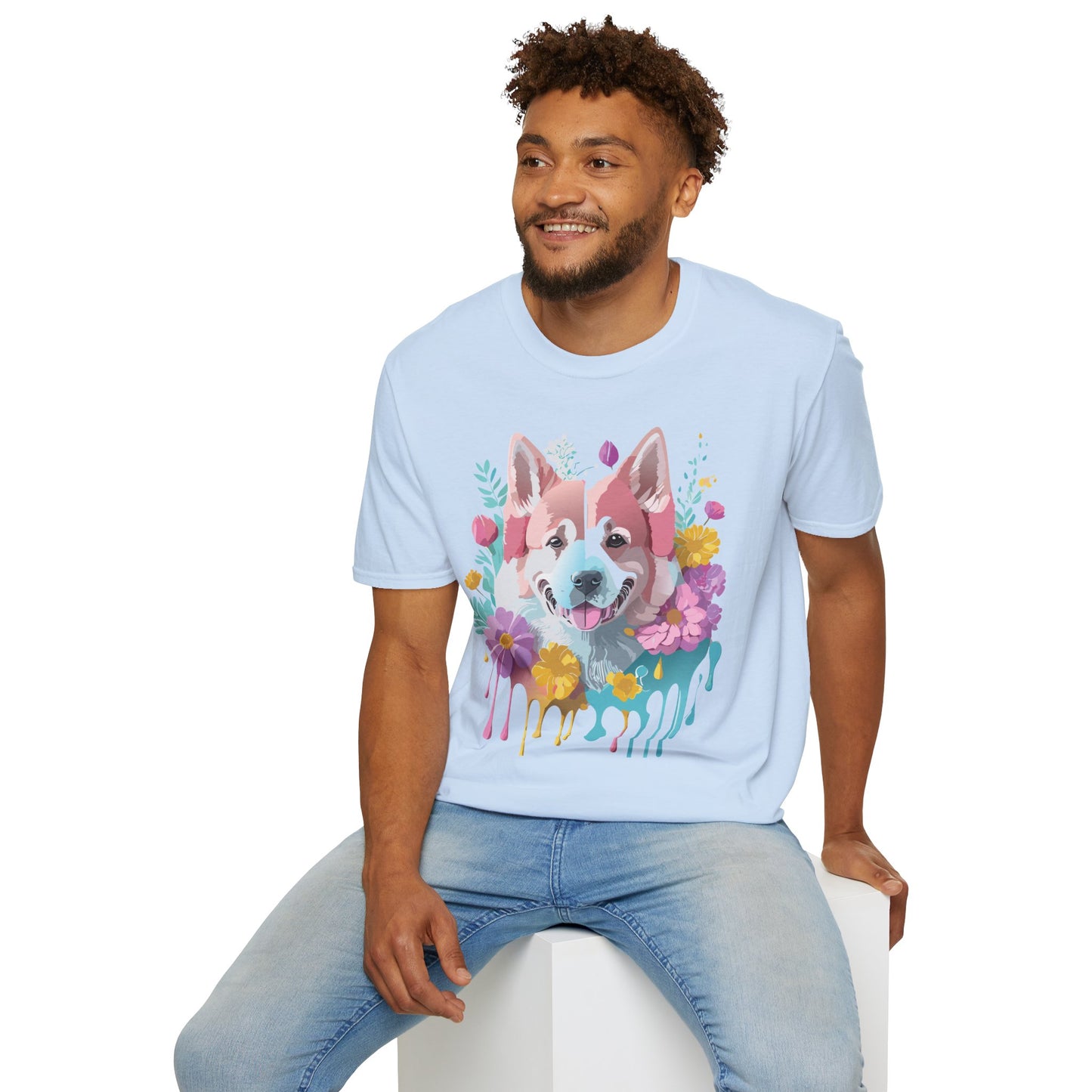 Dog Shirt, Shirt with Dog, Animal Tee, Shirt with Animals