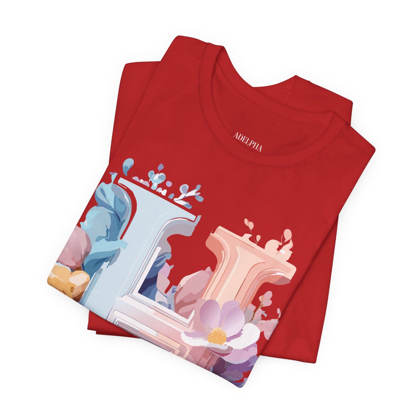 Natural Cotton Tee Shirt - Letters Collection - H Printify