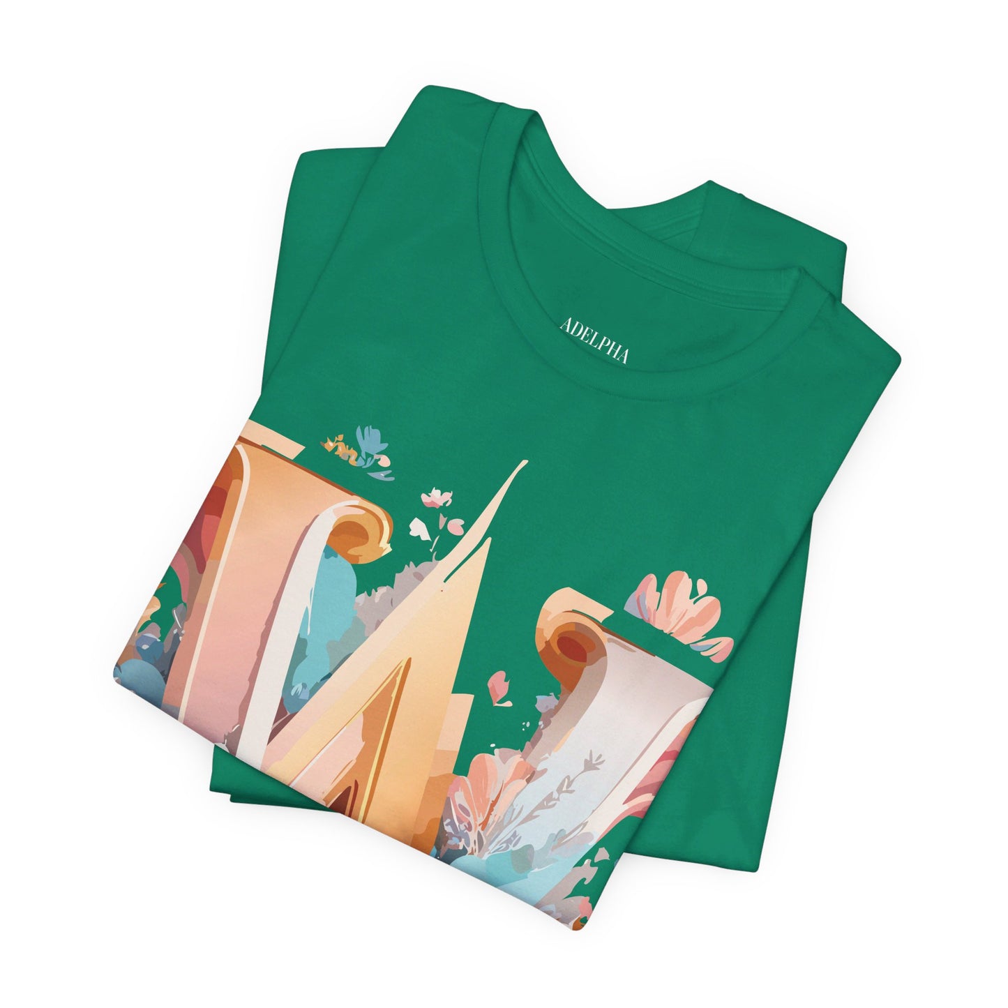 Natural Cotton Tee Shirt - Letters Collection - W Printify
