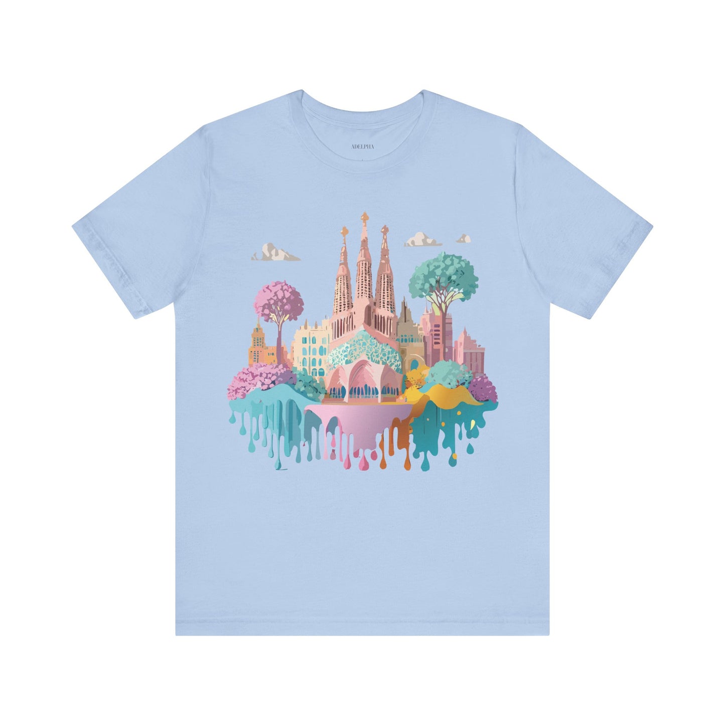 Tourist Shirt, Shirt with Barcelona - ADELPHA