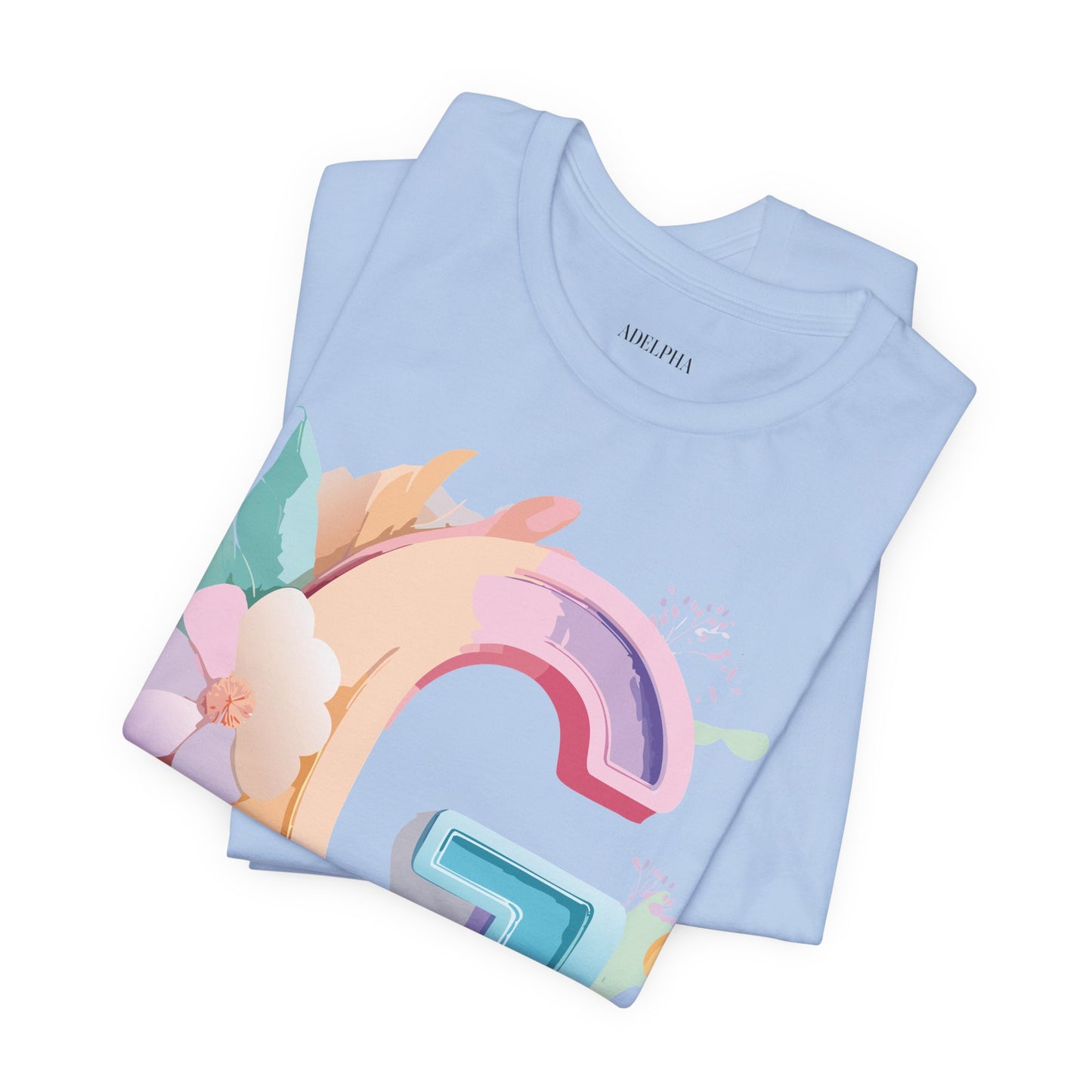 Natural Cotton Tee Shirt - Letters Collection - G Printify