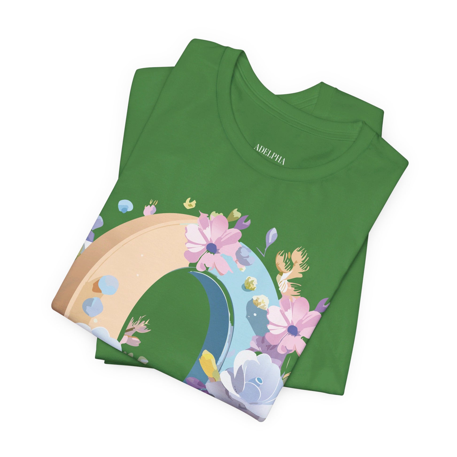 Natural Cotton Tee Shirt - Letters Collection - O Printify