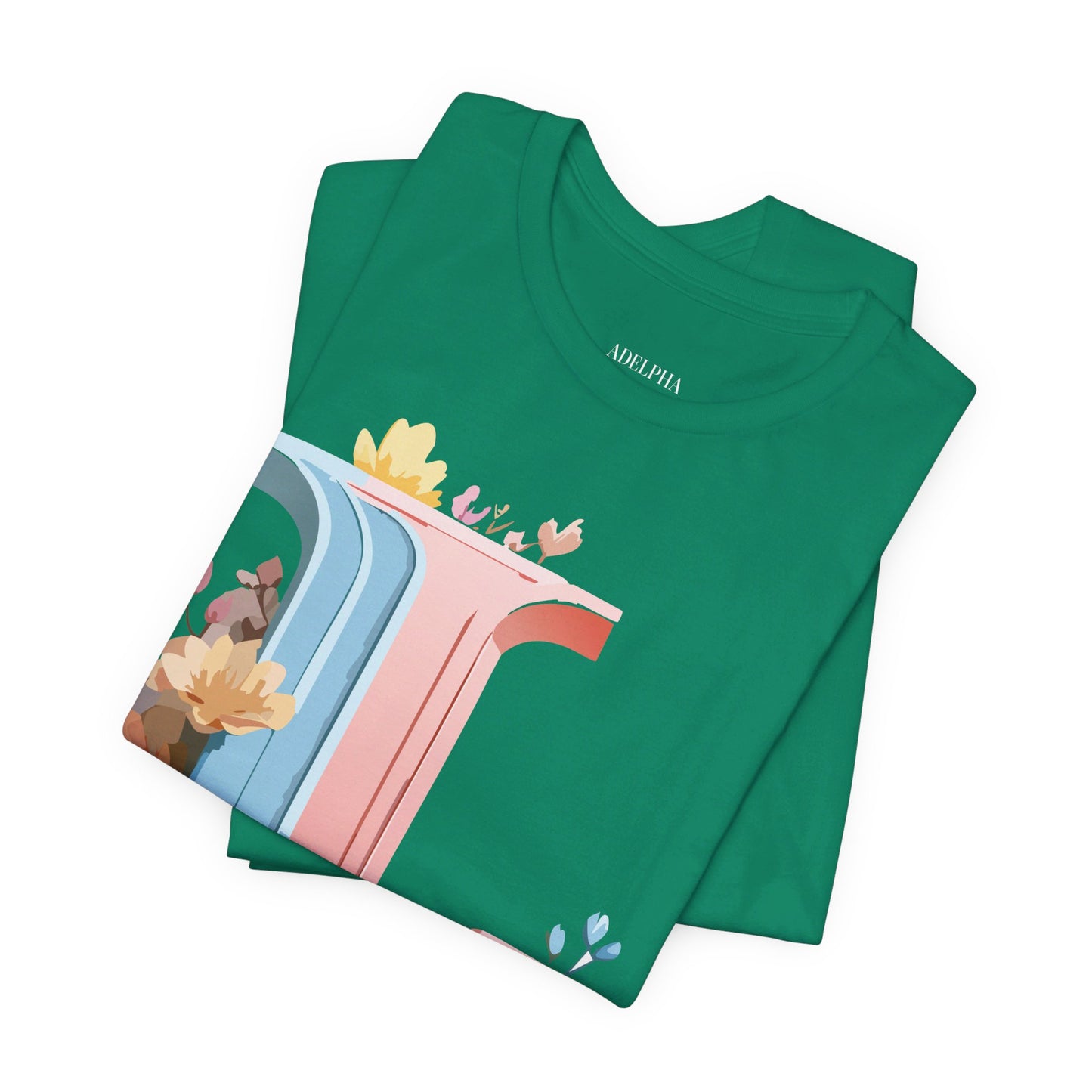 Natural Cotton Tee Shirt - Letters Collection - L Printify