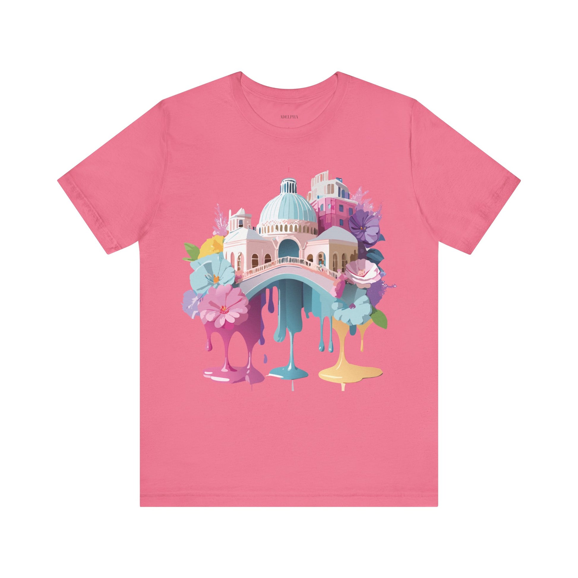 Natural Cotton Tee Shirt - Beautiful Places Collection - Venice Printify