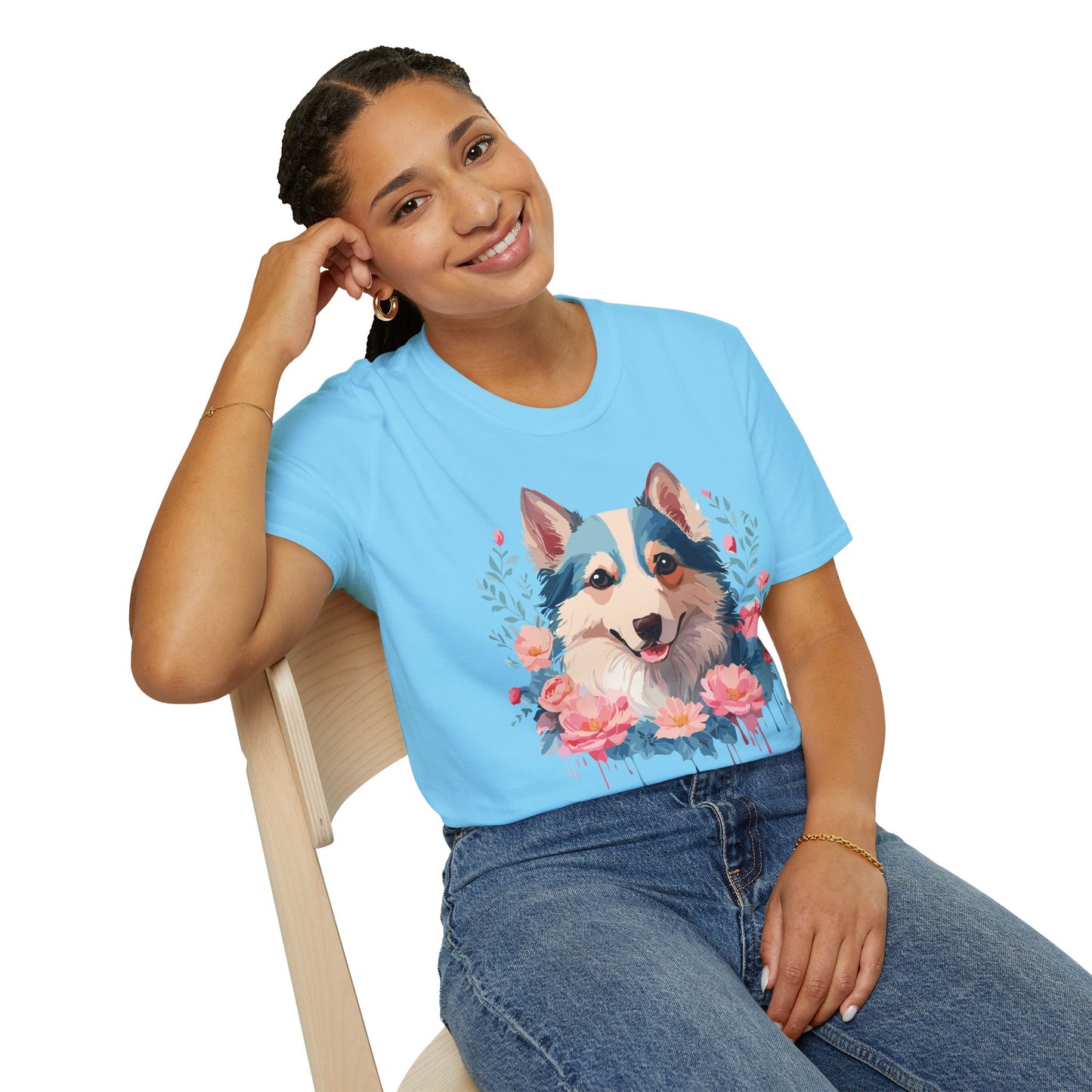 Dog Shirt, Shirt with Dog, Animal Tee, Shirt with Animals
