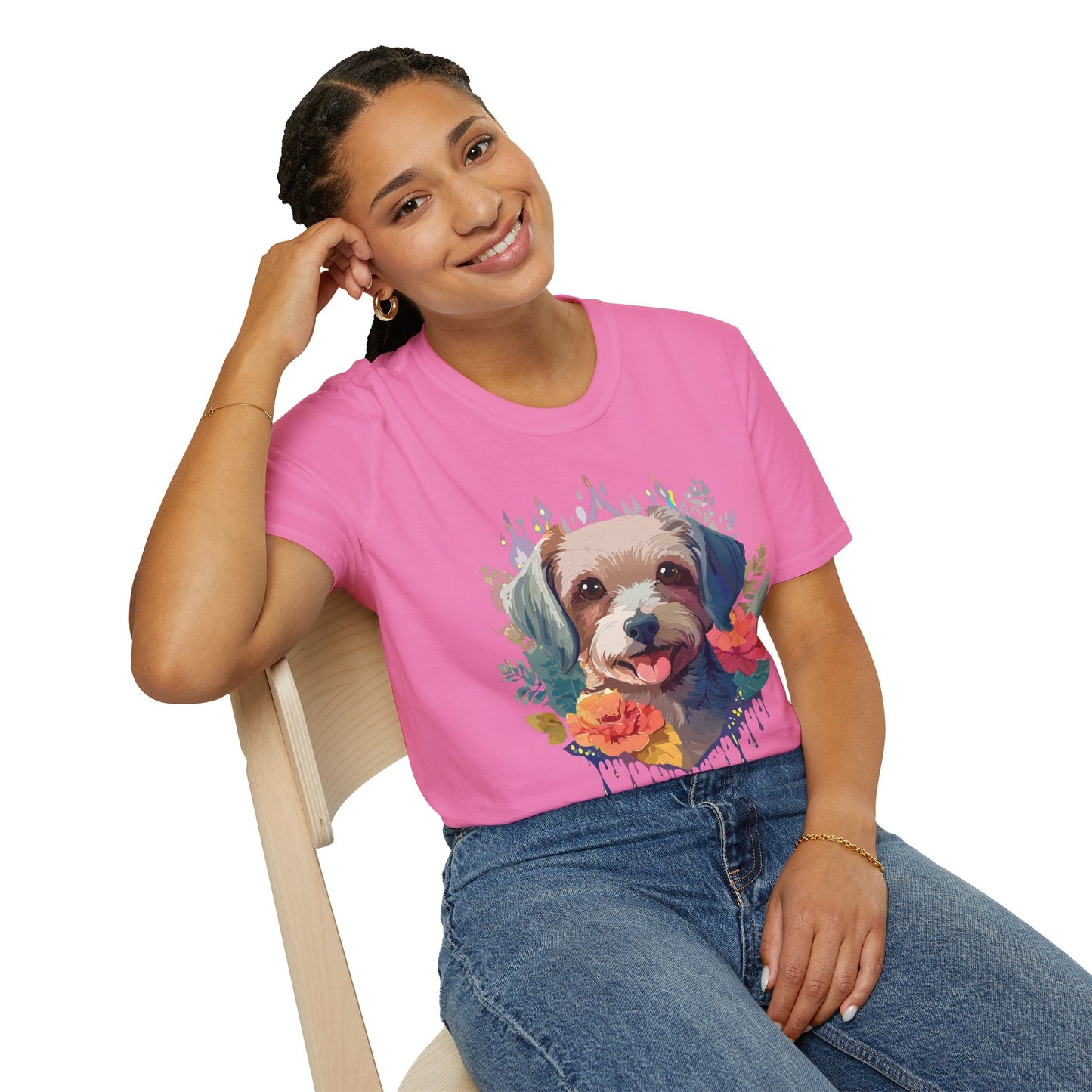 Dog Shirt, Shirt with Dog, Animal Tee, Shirt with Animals