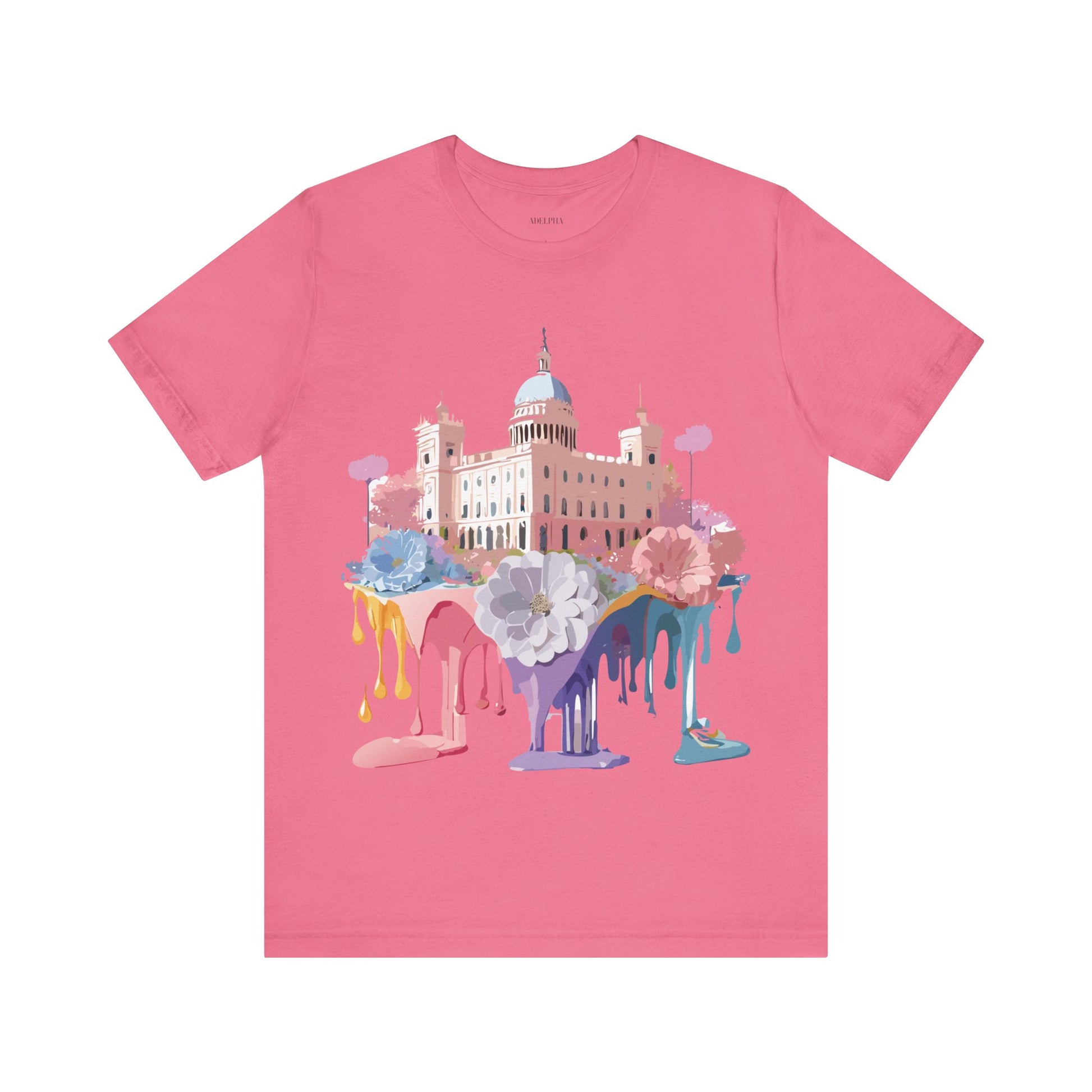 Natural Cotton Tee Shirt - Beautiful Places Collection - Madrid Printify