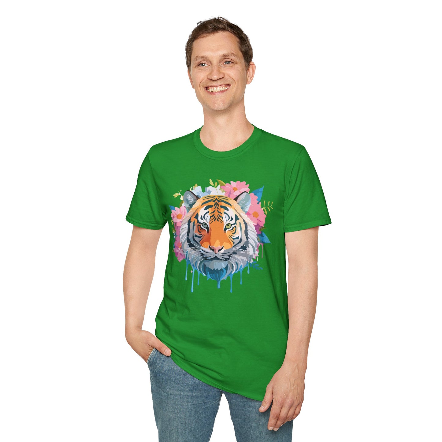 Tiger Shirt, Shirt with Tiger, Animal Tee, Shirt with Animals