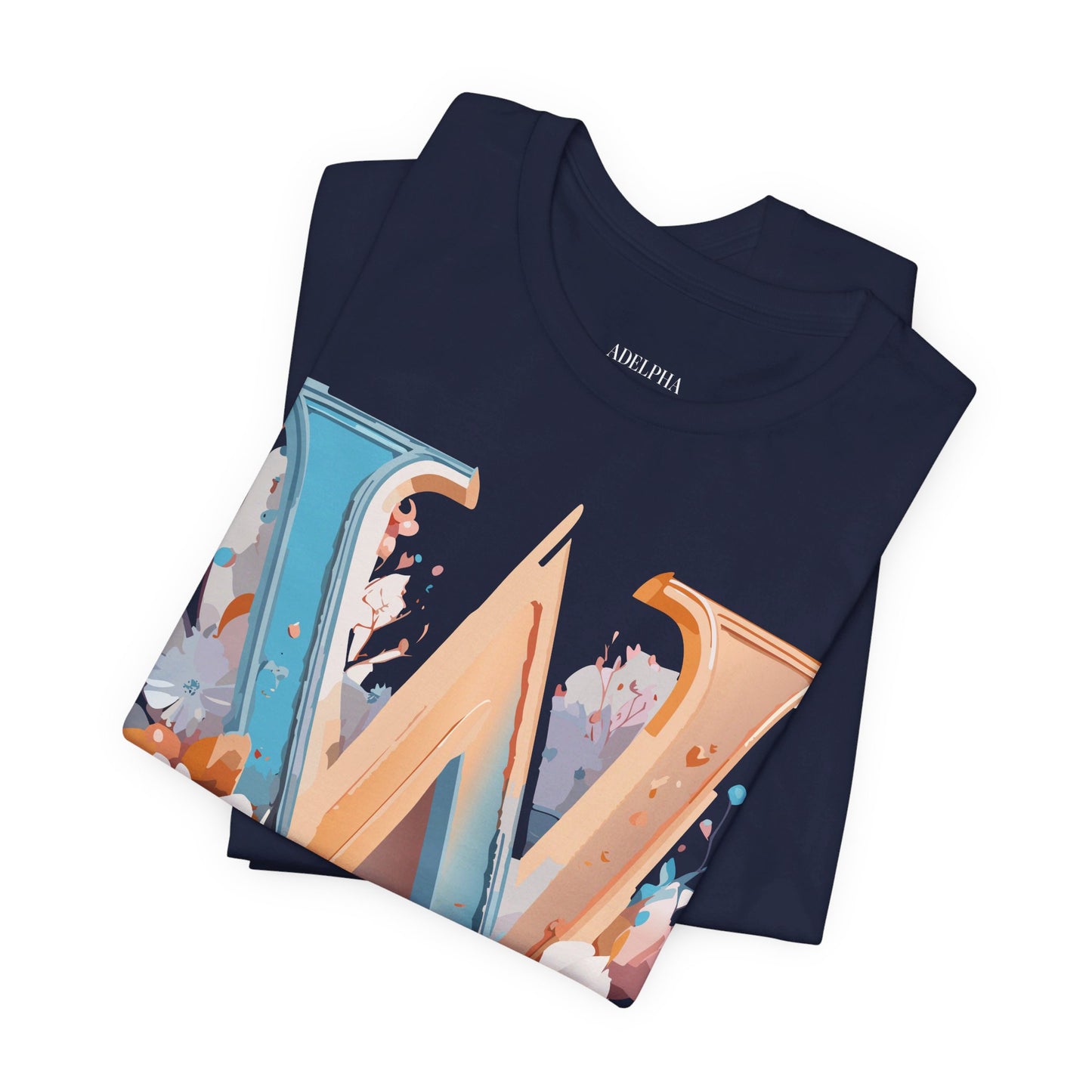 Natural Cotton Tee Shirt - Letters Collection - W Printify
