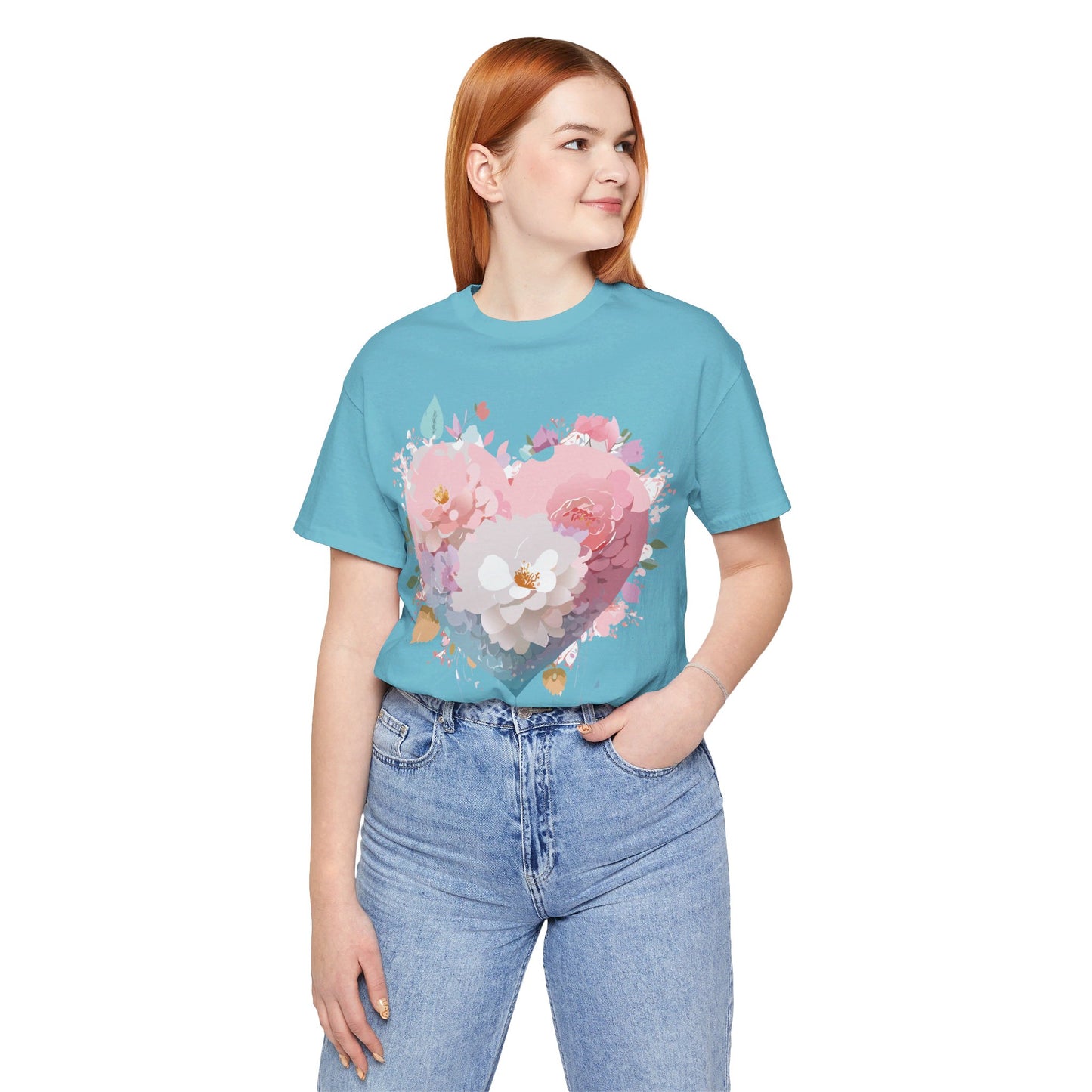 Natural Cotton Tee Shirt - Love story Collection Printify