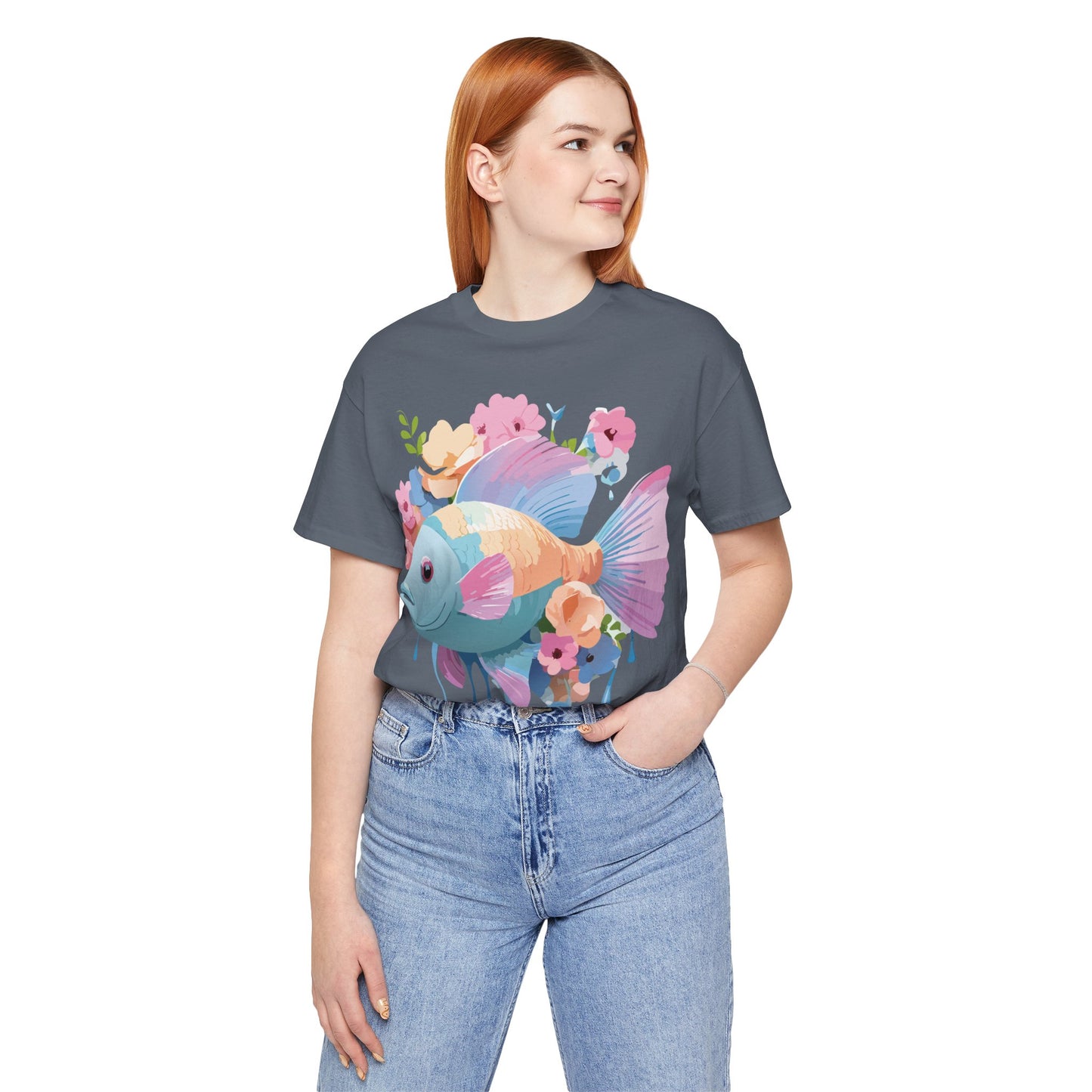 Shirt with Animals | Fish Printify