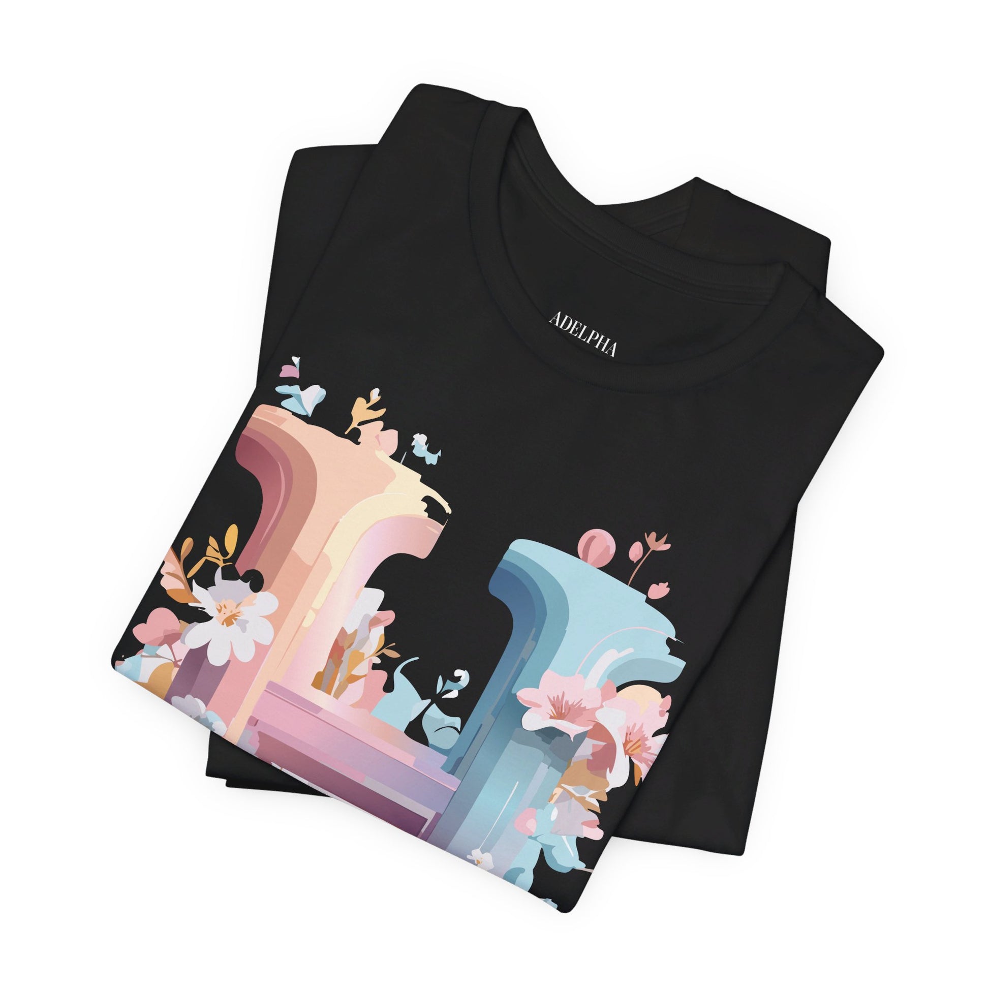 Natural Cotton Tee Shirt - Letters Collection - H Printify