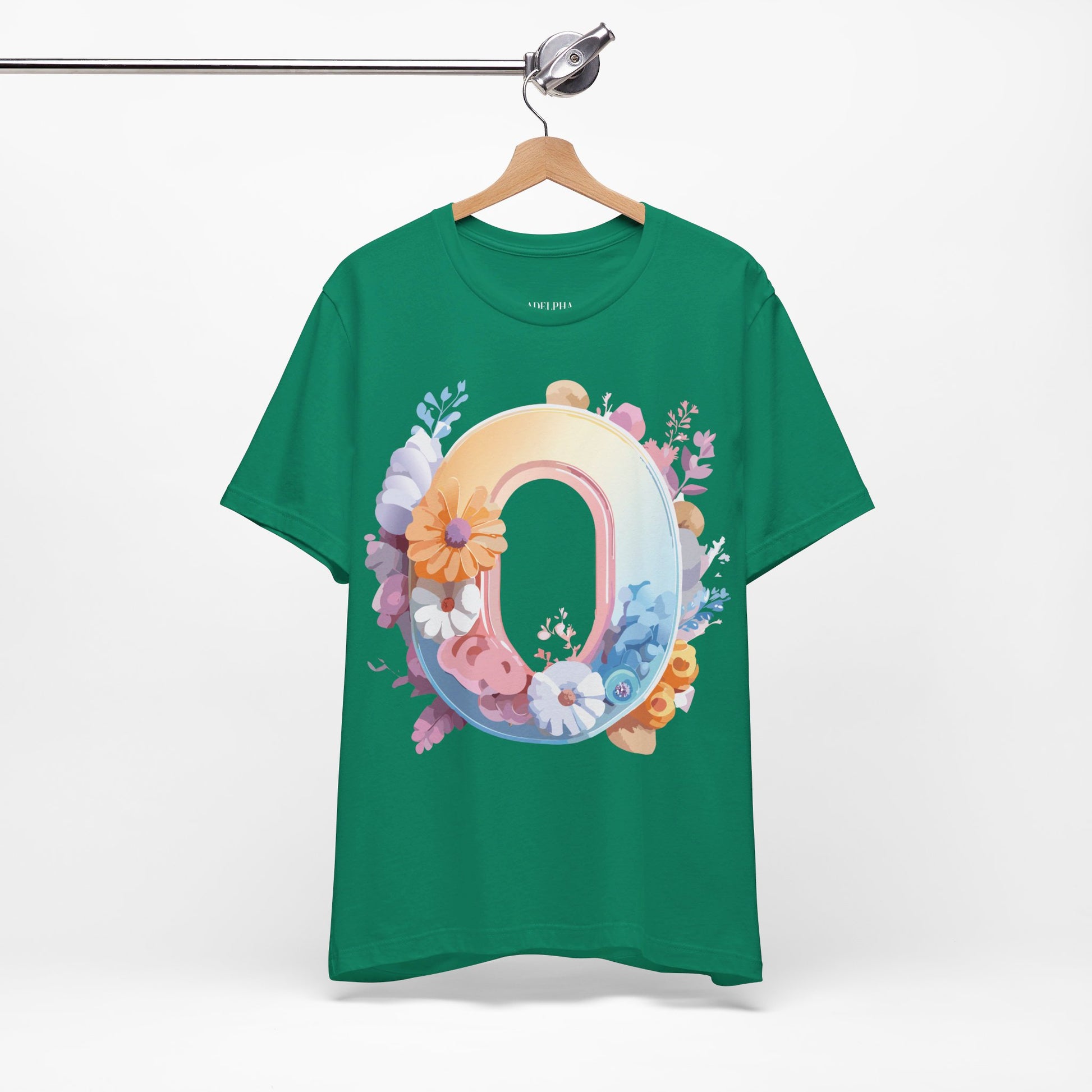 Natural Cotton Tee Shirt - Letters Collection - O Printify