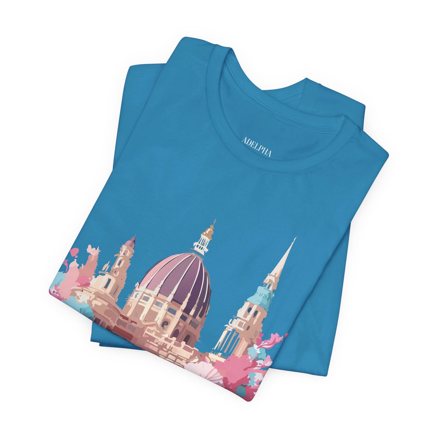Natural Cotton Tee Shirt - Beautiful Places Collection - Vienna Printify