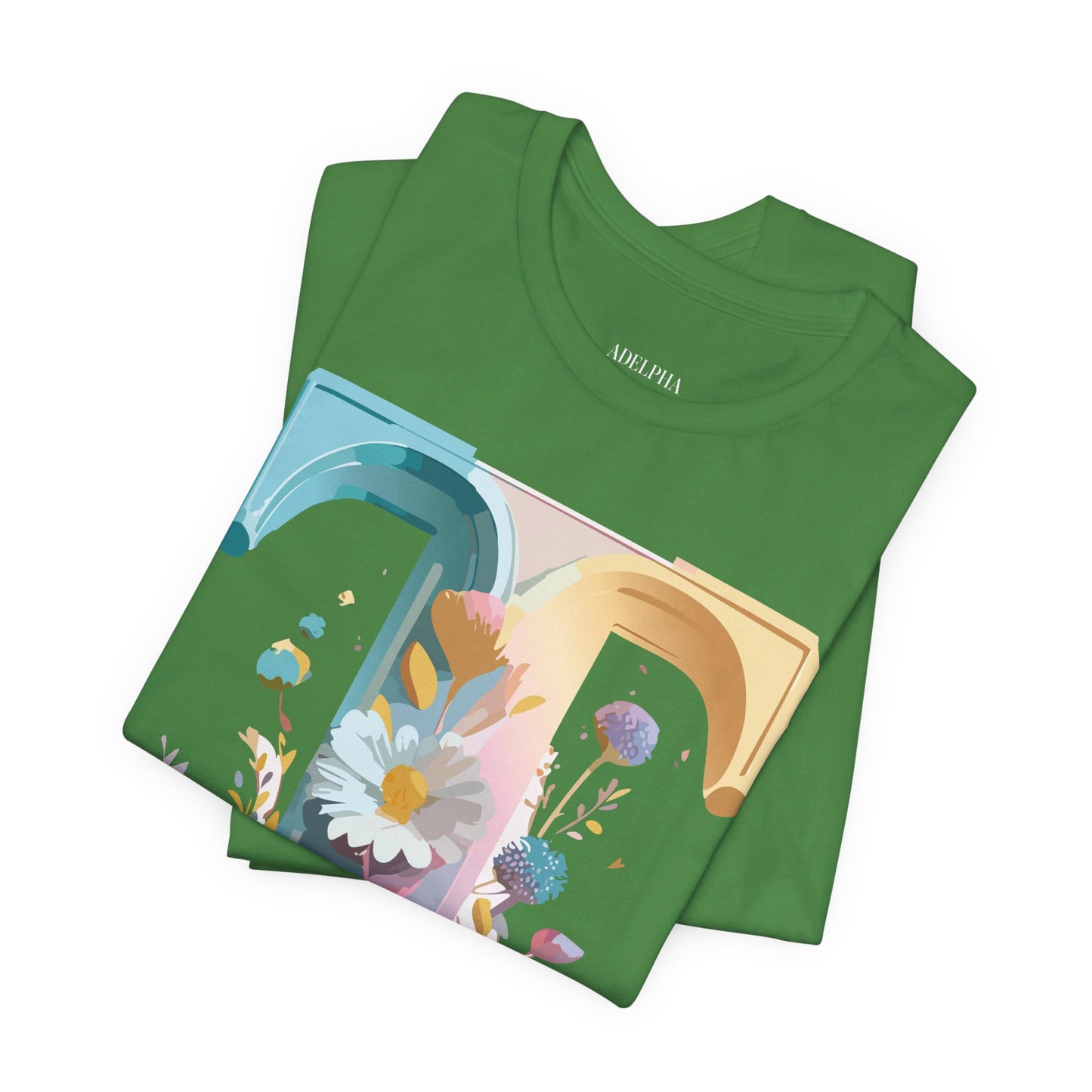 Natural Cotton Tee Shirt - Letters Collection - T Printify