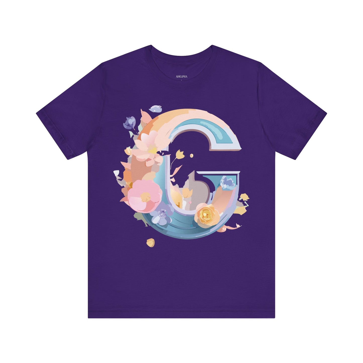 Natural Cotton Tee Shirt - Letters Collection - G Printify