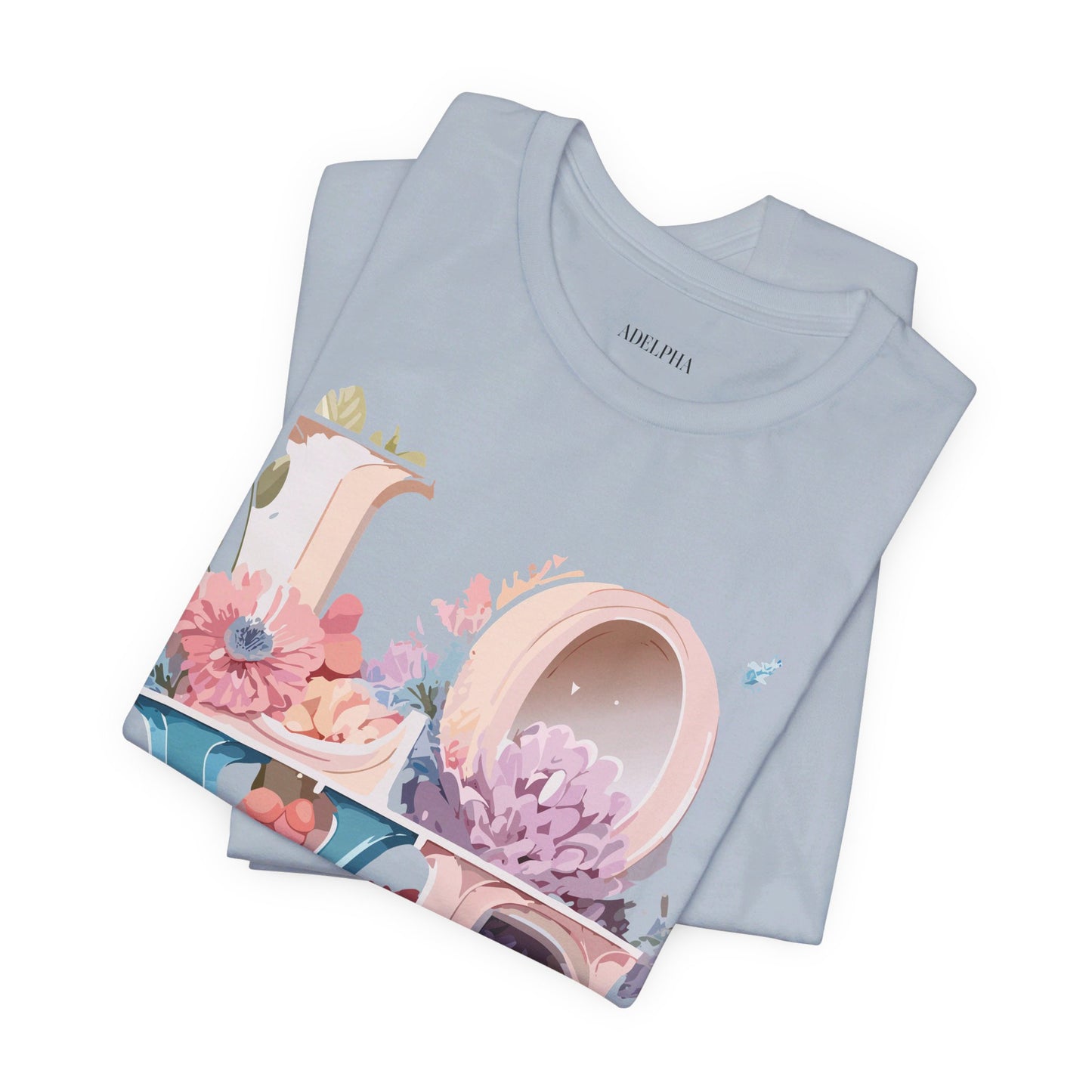 Natural Cotton Tee Shirt - Love story Collection Printify