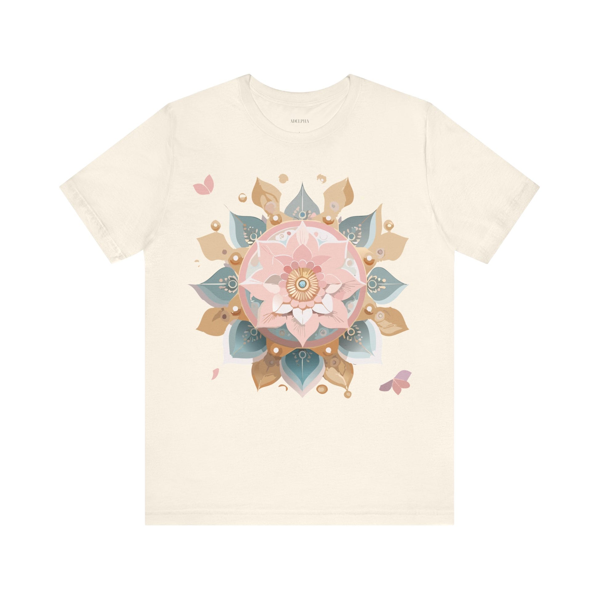 Natural Cotton Tee Shirt - Medallion Collection Printify