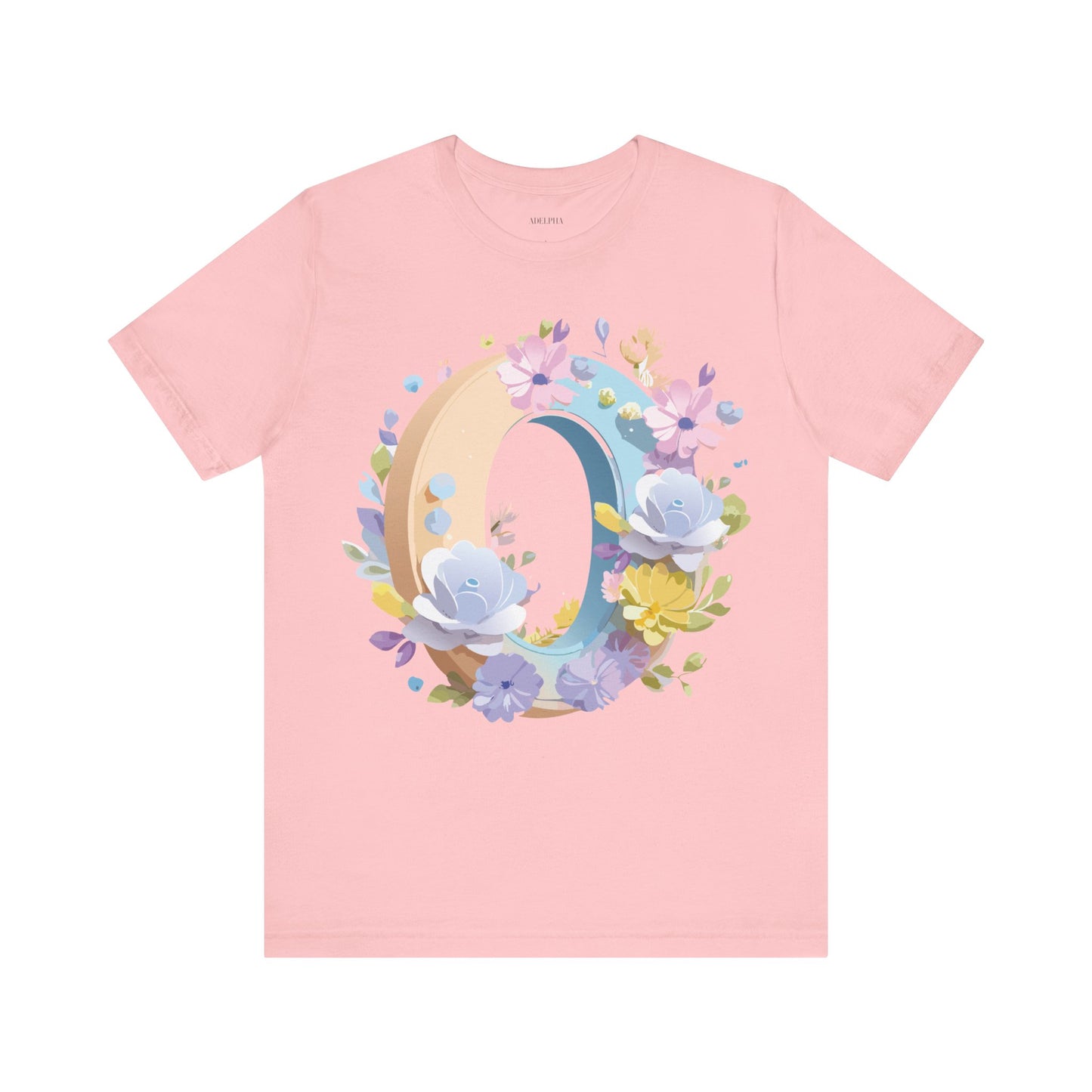 Natural Cotton Tee Shirt - Letters Collection - O Printify
