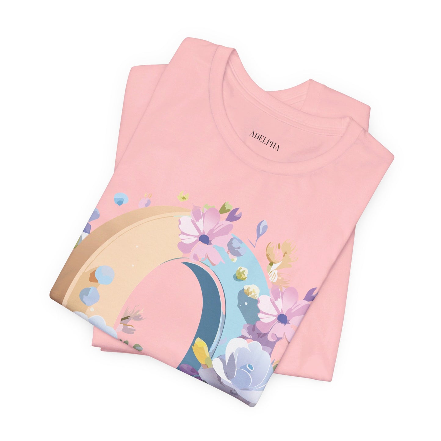 Natural Cotton Tee Shirt - Letters Collection - O Printify