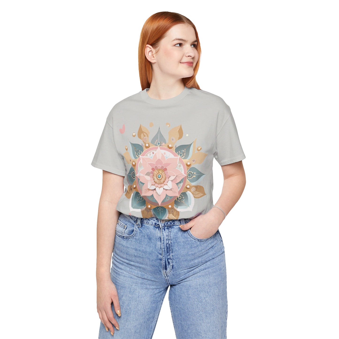 Natural Cotton Tee Shirt - Medallion Collection Printify