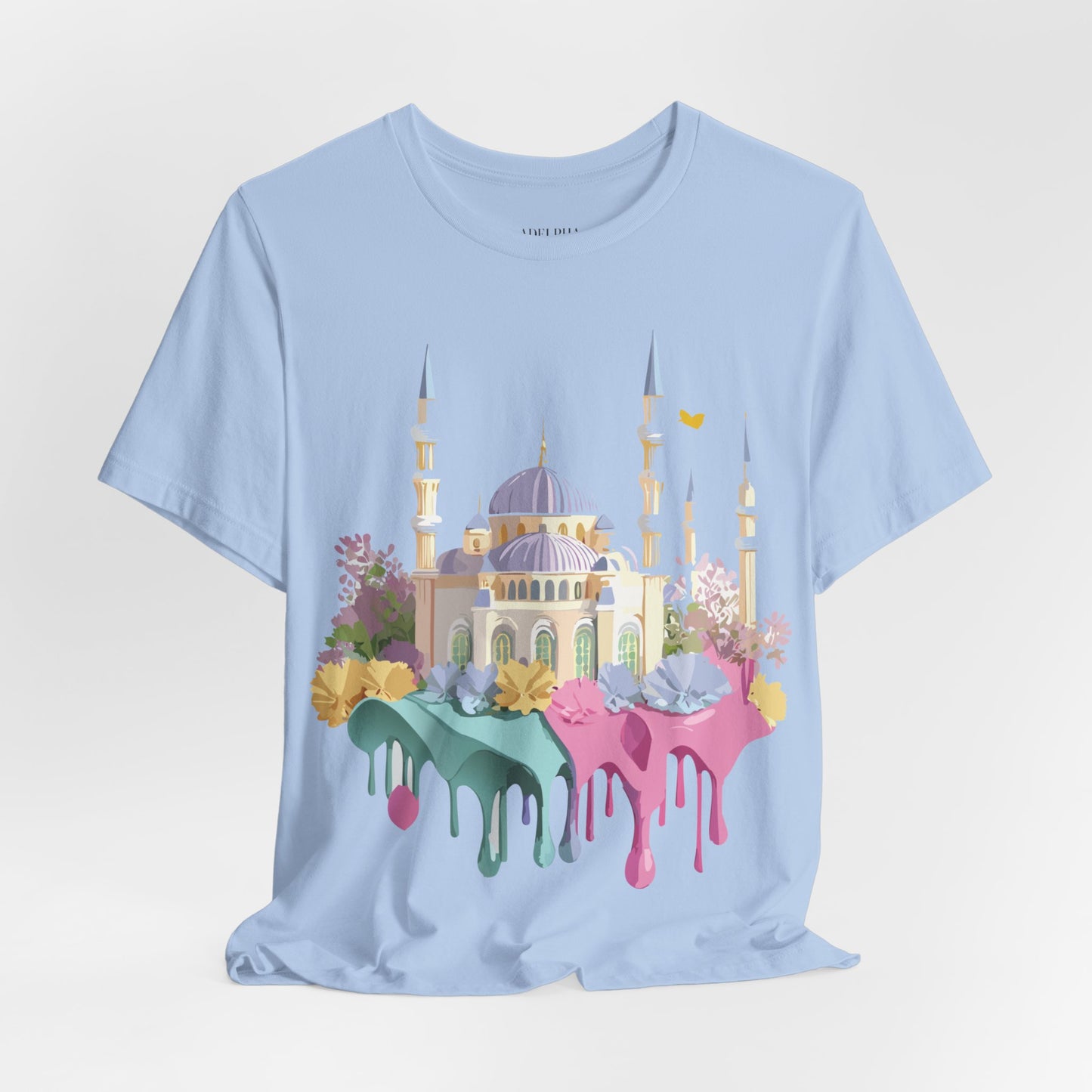 Natural Cotton Tee Shirt - Istanbul, Turkey Printify