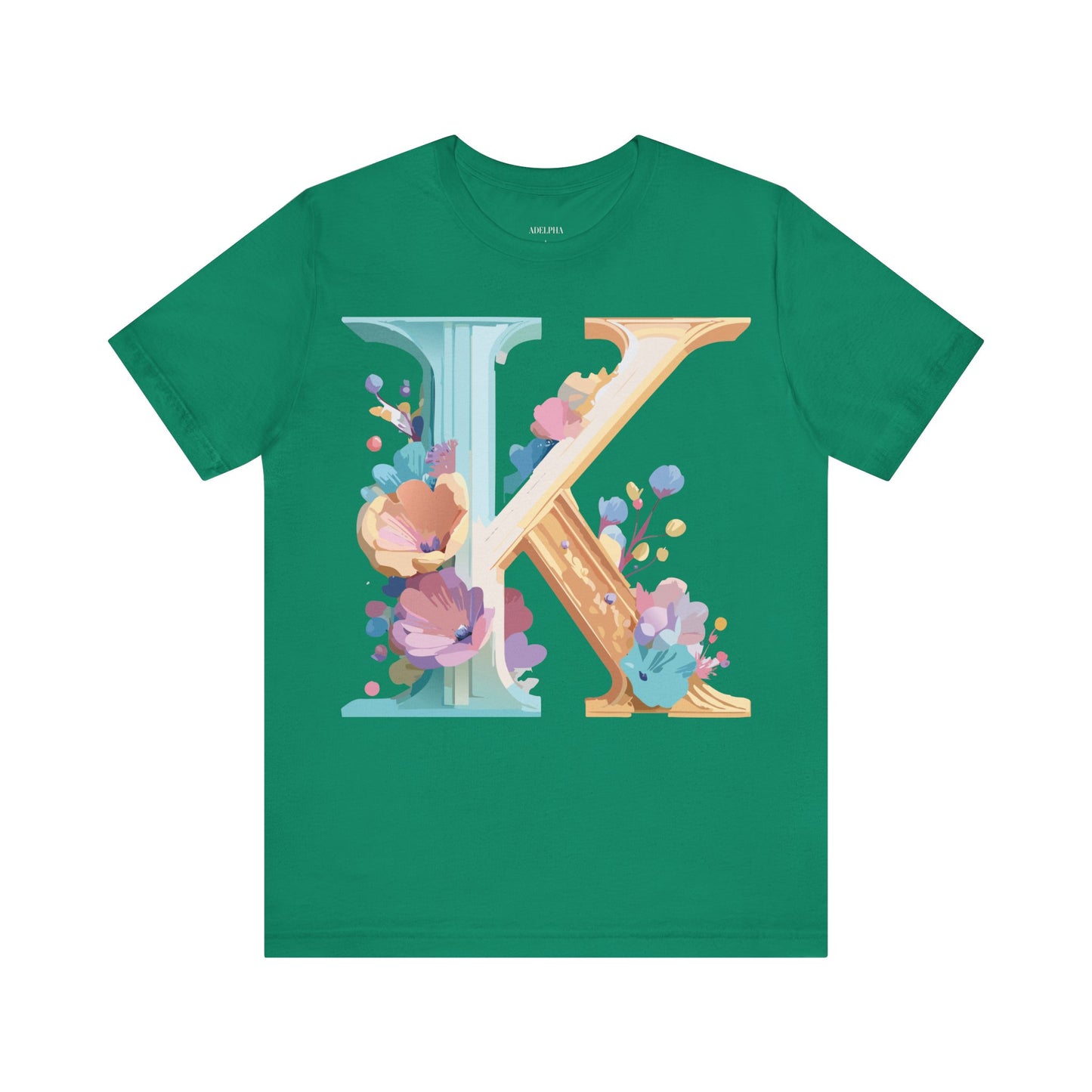 Natural Cotton Tee Shirt - Letters Collection - K Printify