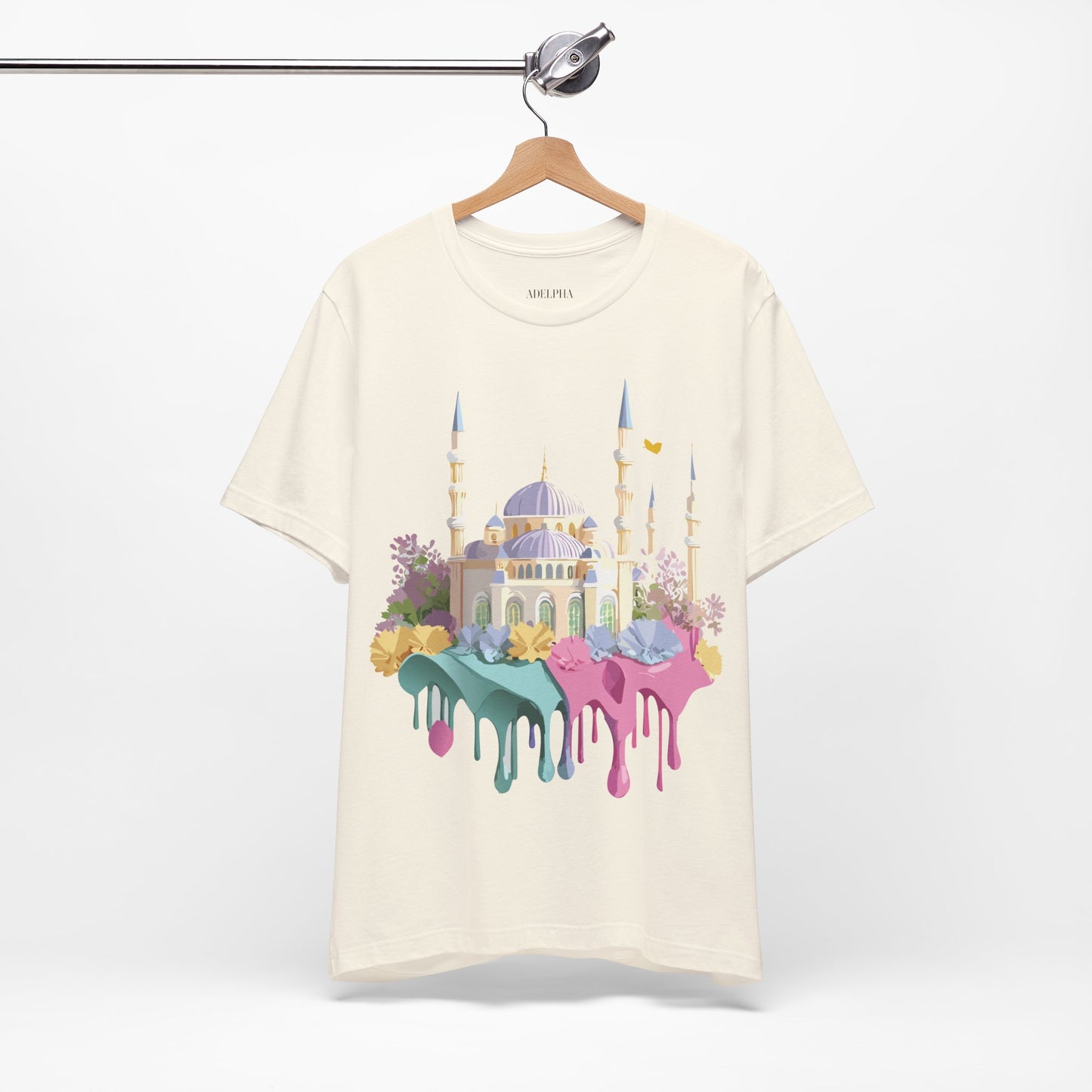 Natural Cotton Tee Shirt - Istanbul, Turkey Printify