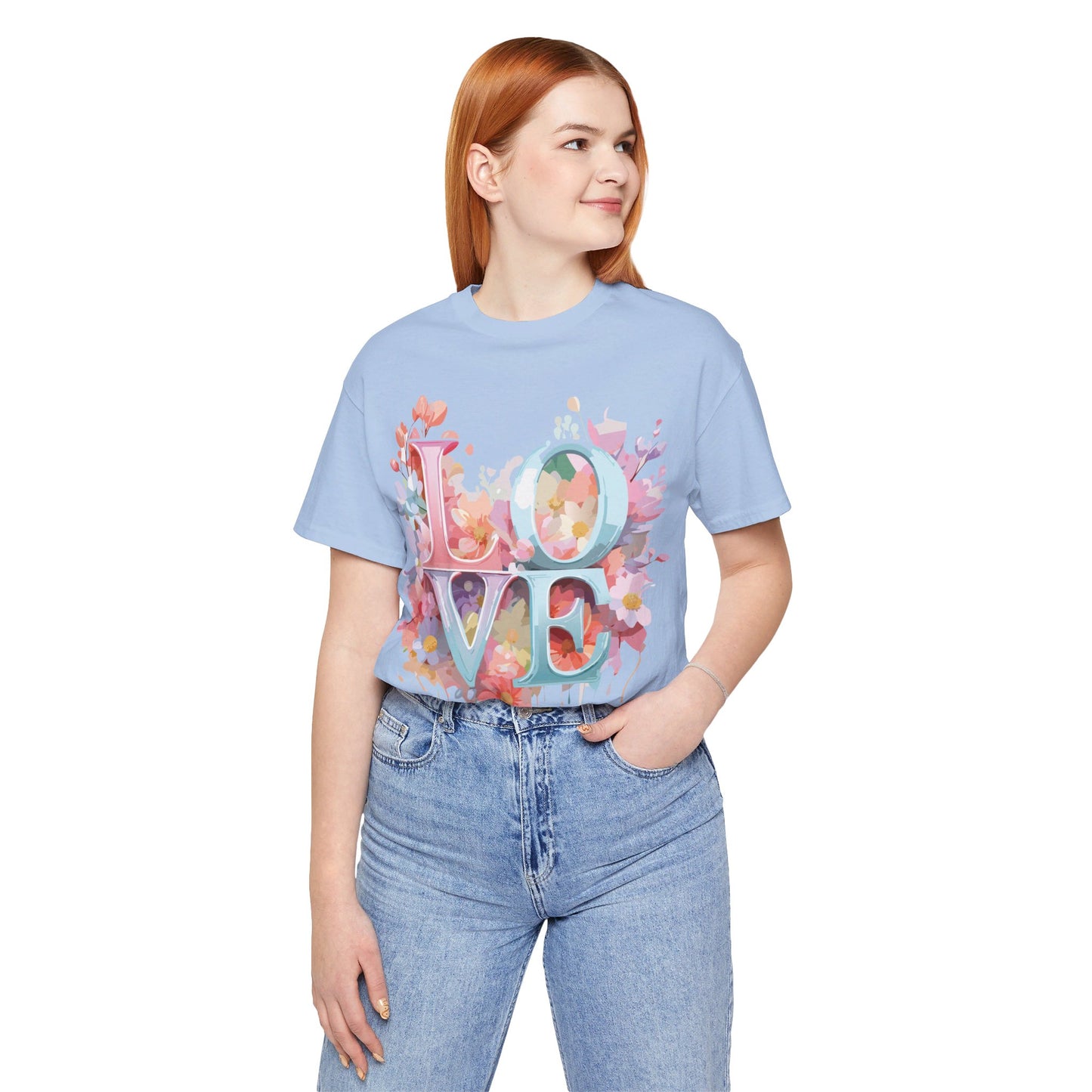 Natural Cotton Tee Shirt - Love story Collection Printify