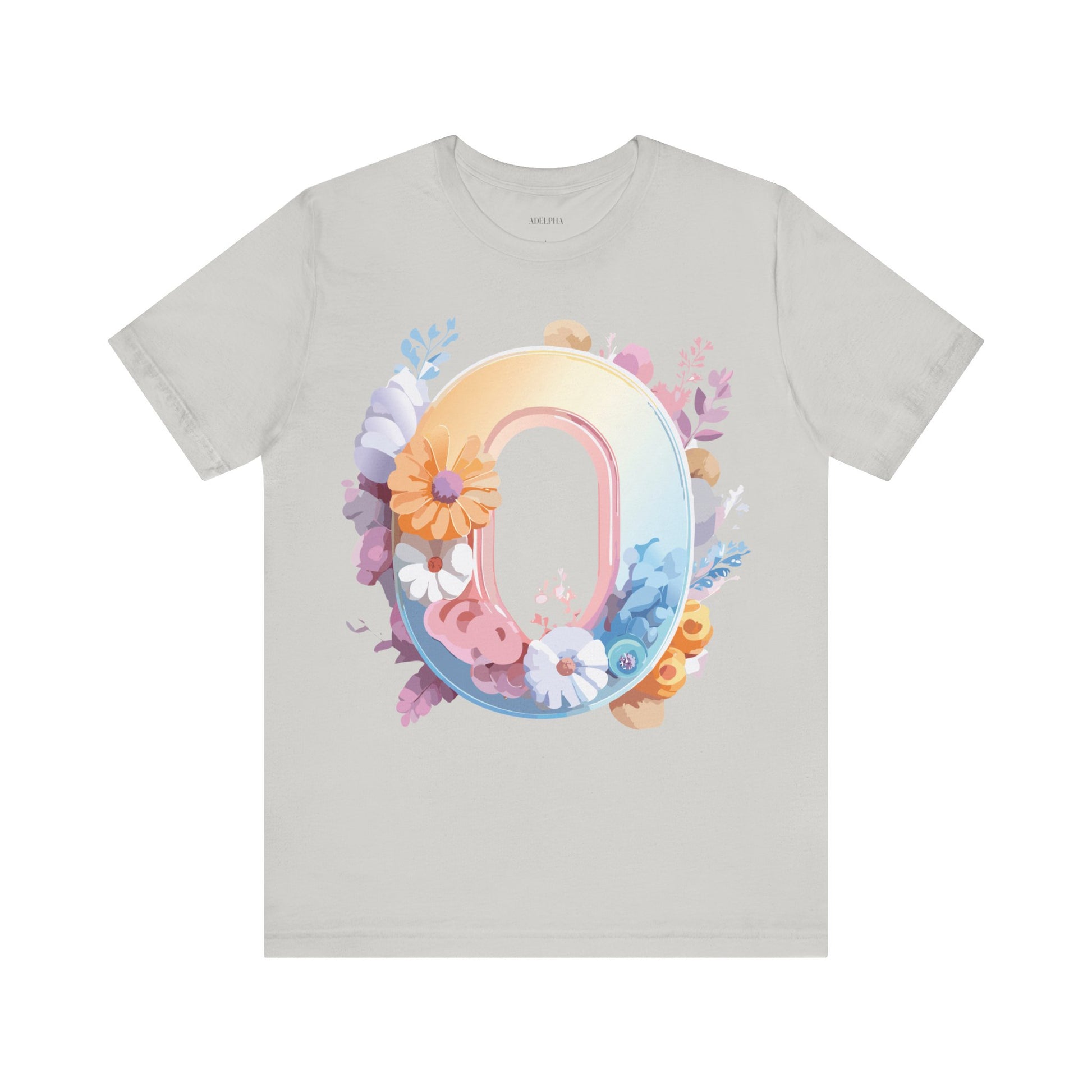 Natural Cotton Tee Shirt - Letters Collection - O Printify