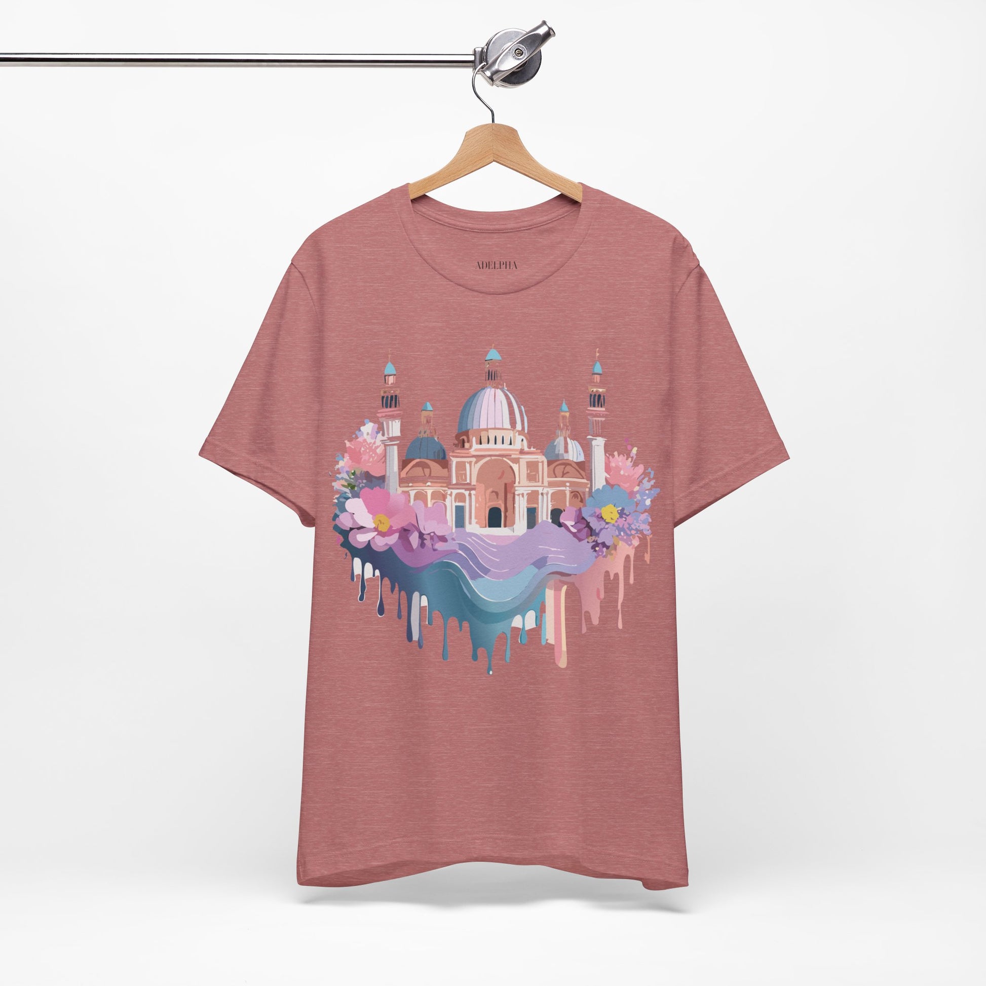 Natural Cotton Tee Shirt - Beautiful Places Collection - Venice Printify