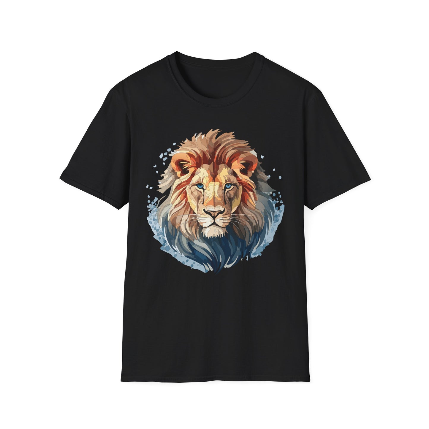 Lion Shirt, Shirt with Lion, Floral Lion Tee, Shirt with Animals