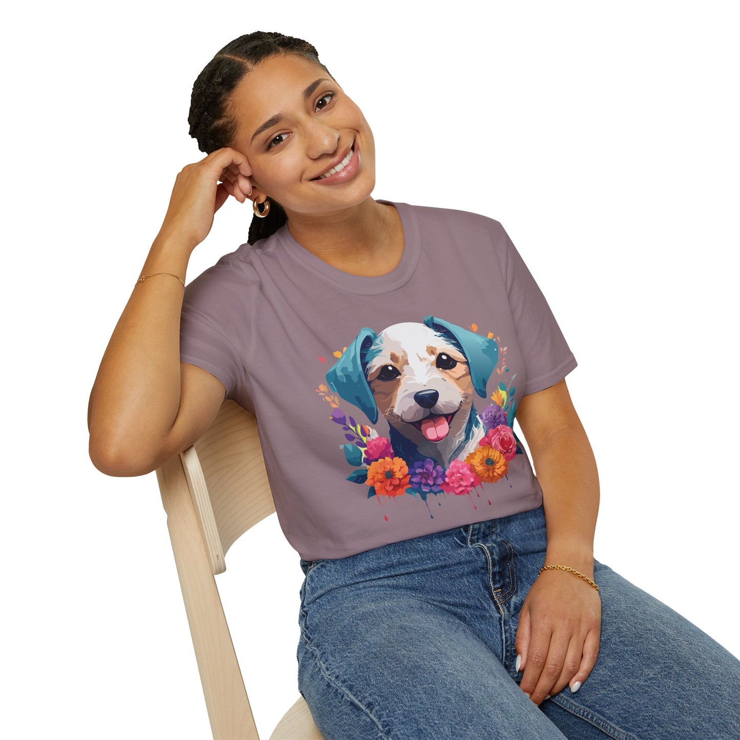 Dog Shirt, Shirt with Dog, Animal Tee, Shirt with Animals