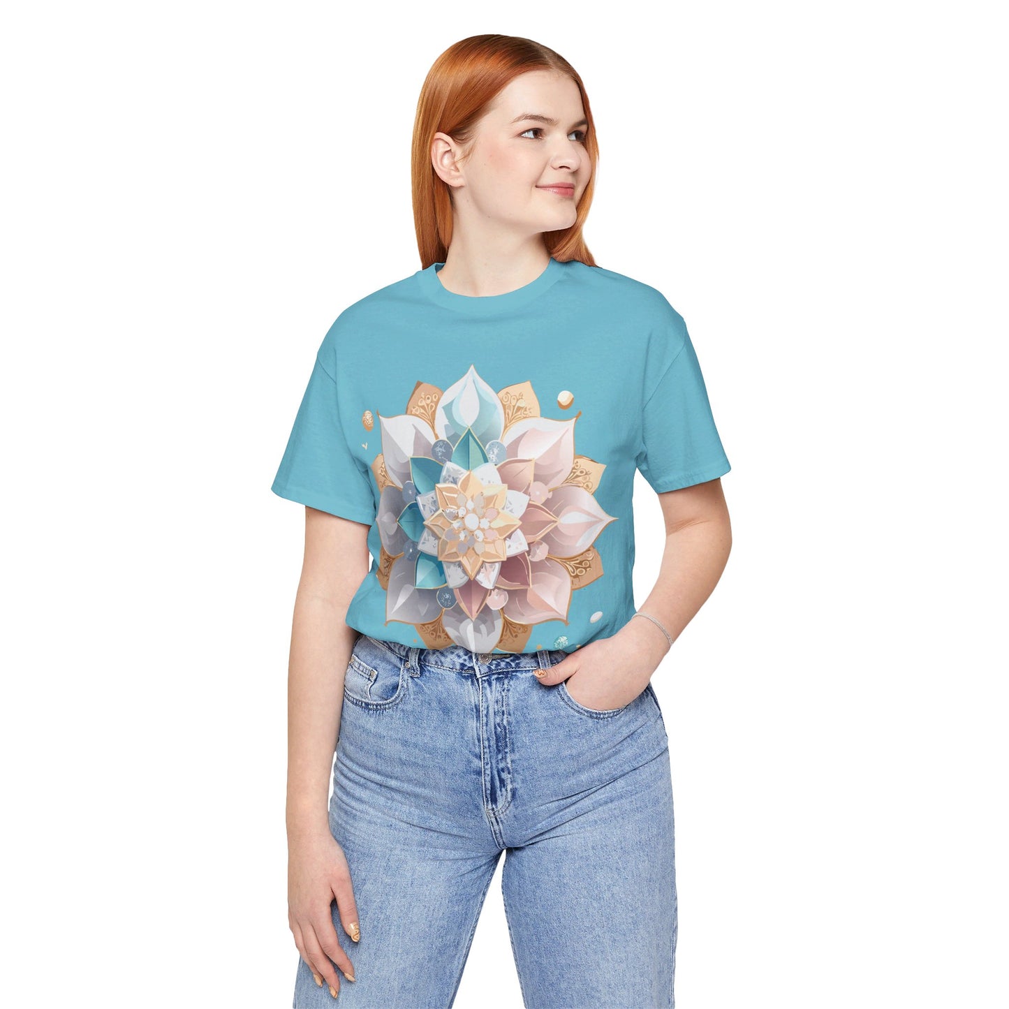 Natural Cotton Tee Shirt - Medallion Collection Printify
