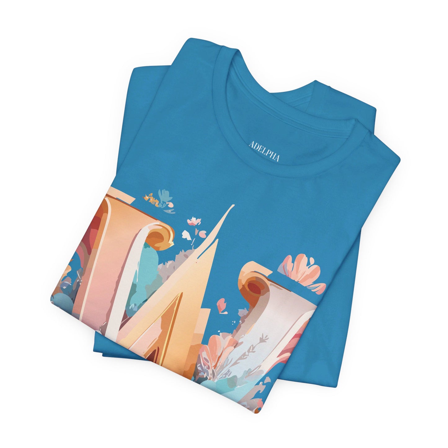 Natural Cotton Tee Shirt - Letters Collection - W Printify