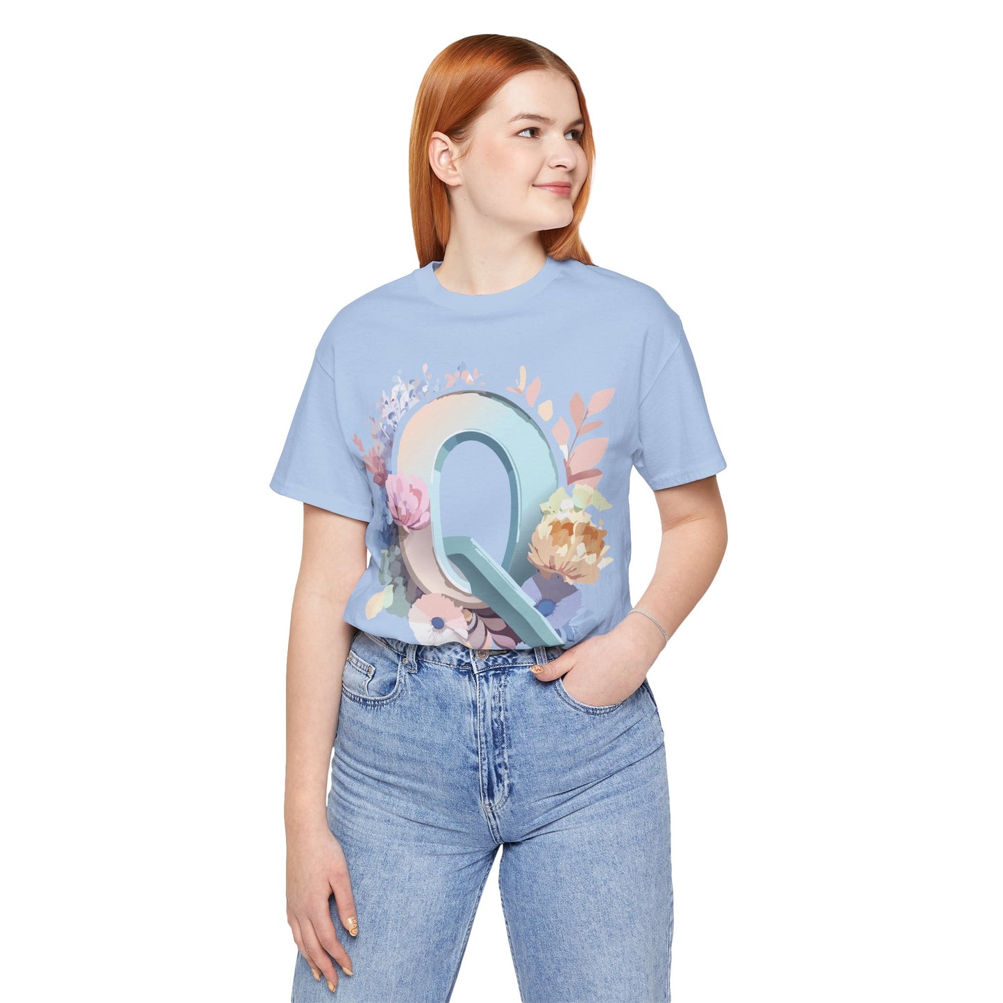 Letter Shirt, Letter Q Shirt - ADELPHA