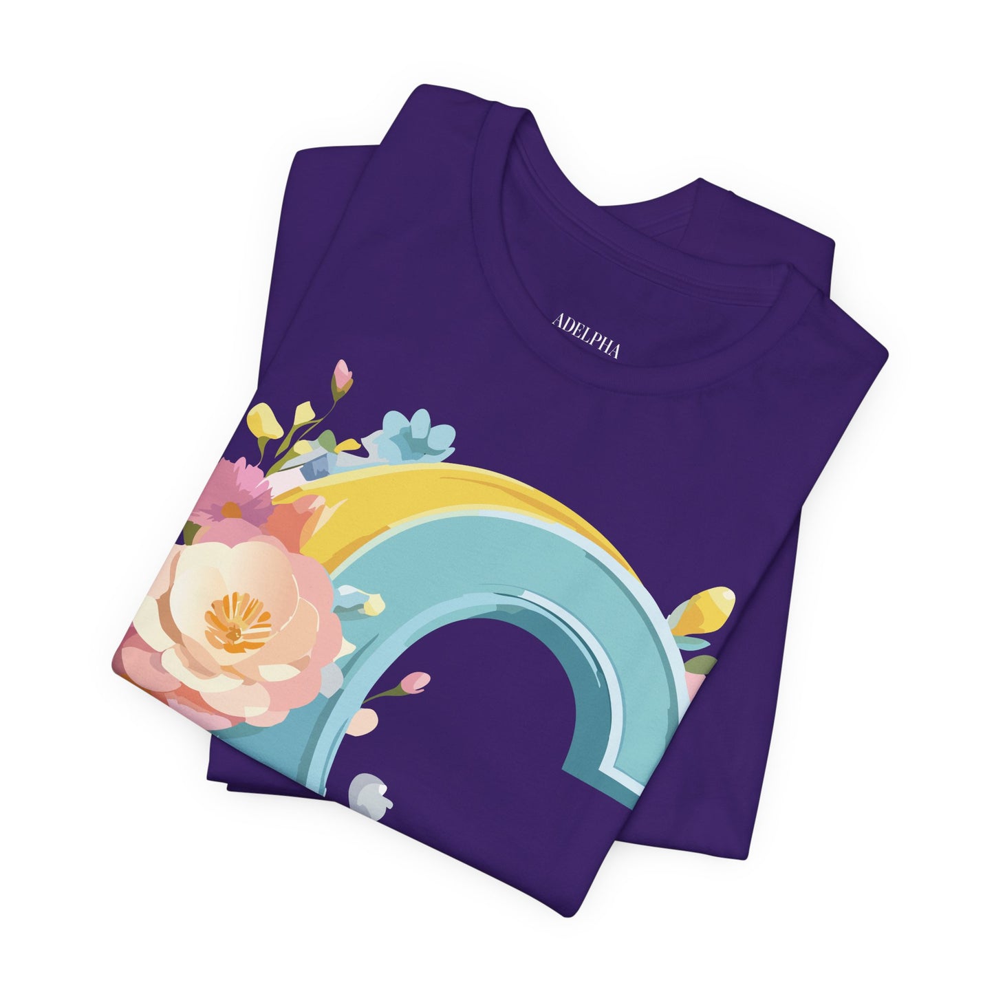 Natural Cotton Tee Shirt - Letters Collection - C Printify