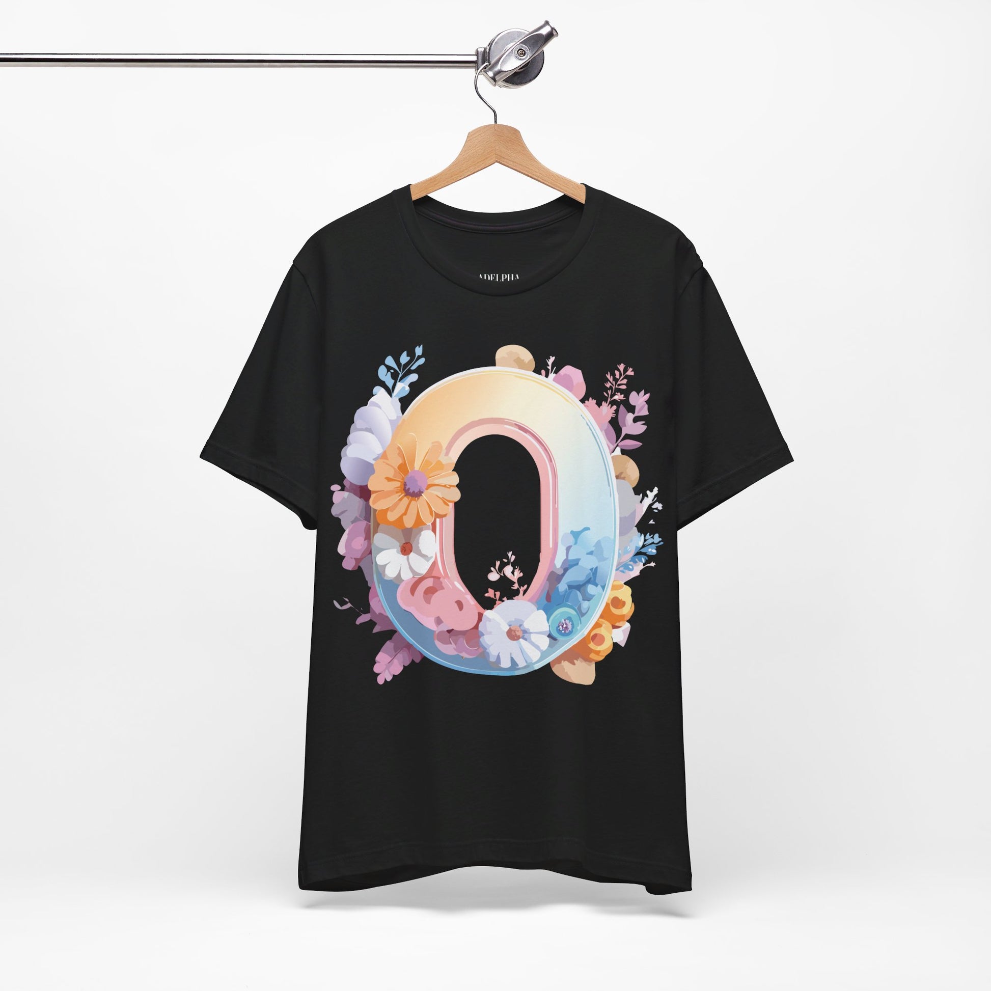 Natural Cotton Tee Shirt - Letters Collection - O Printify