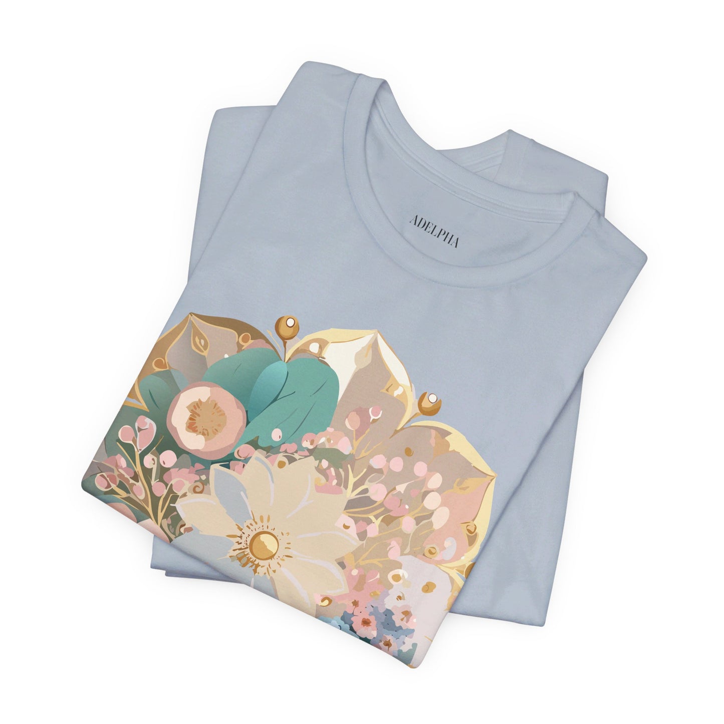 Natural Cotton Tee Shirt - Medallion Collection Printify
