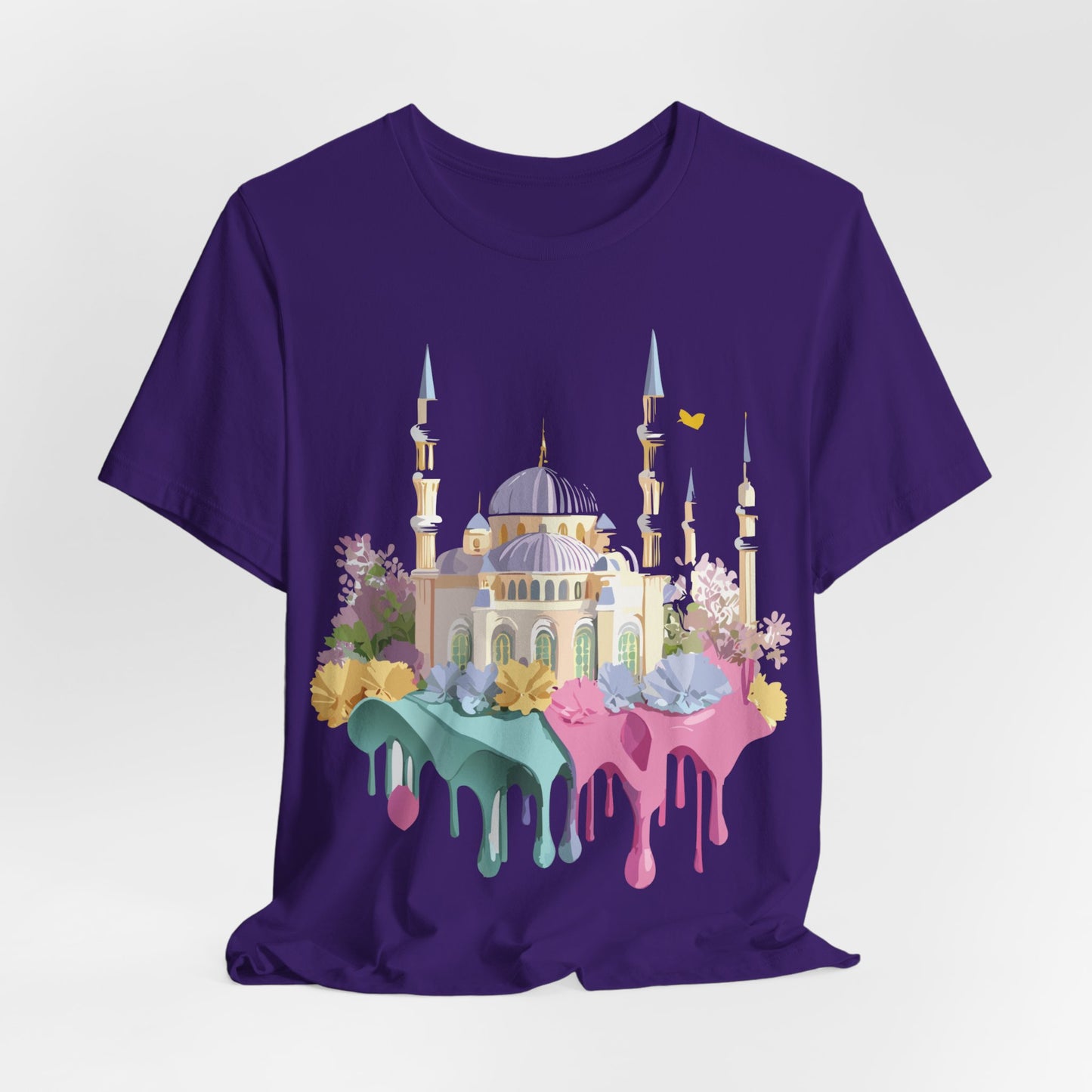 Natural Cotton Tee Shirt - Istanbul, Turkey Printify