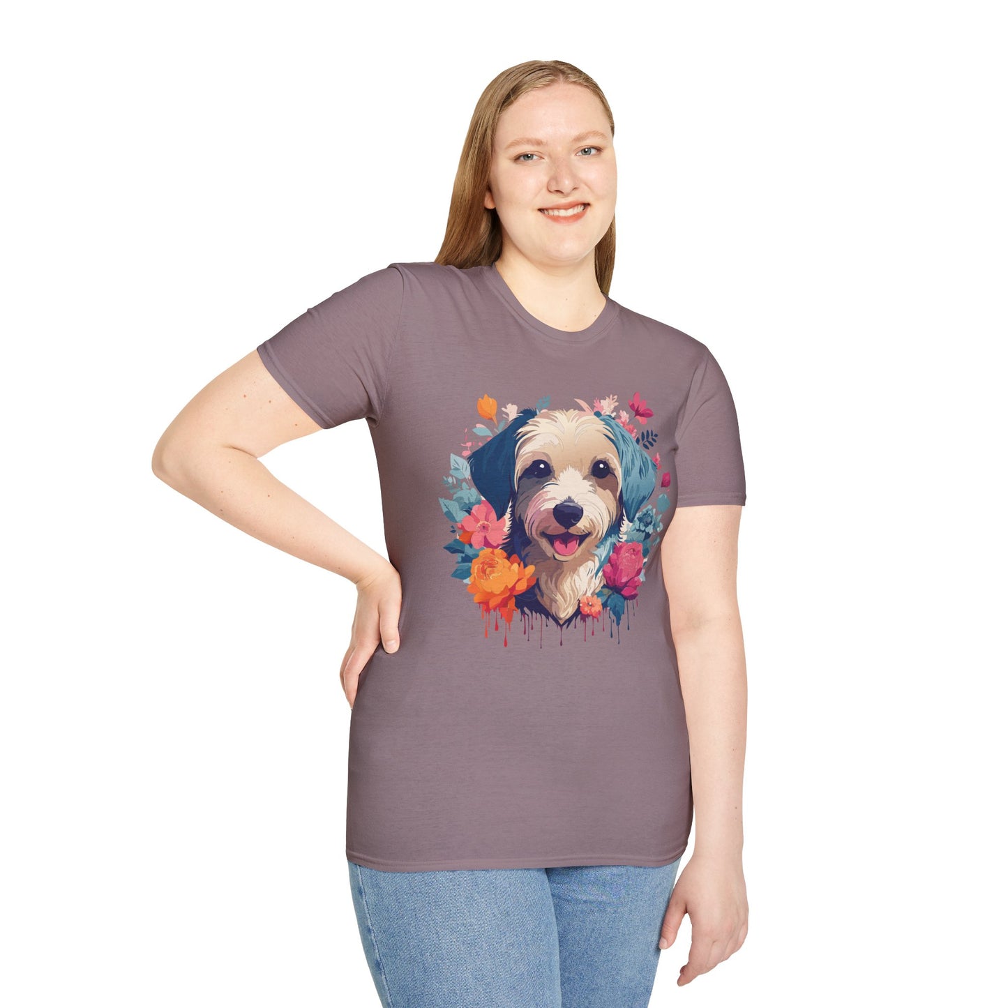 Dog Shirt, Shirt with Dog, Animal Tee, Shirt with Animals