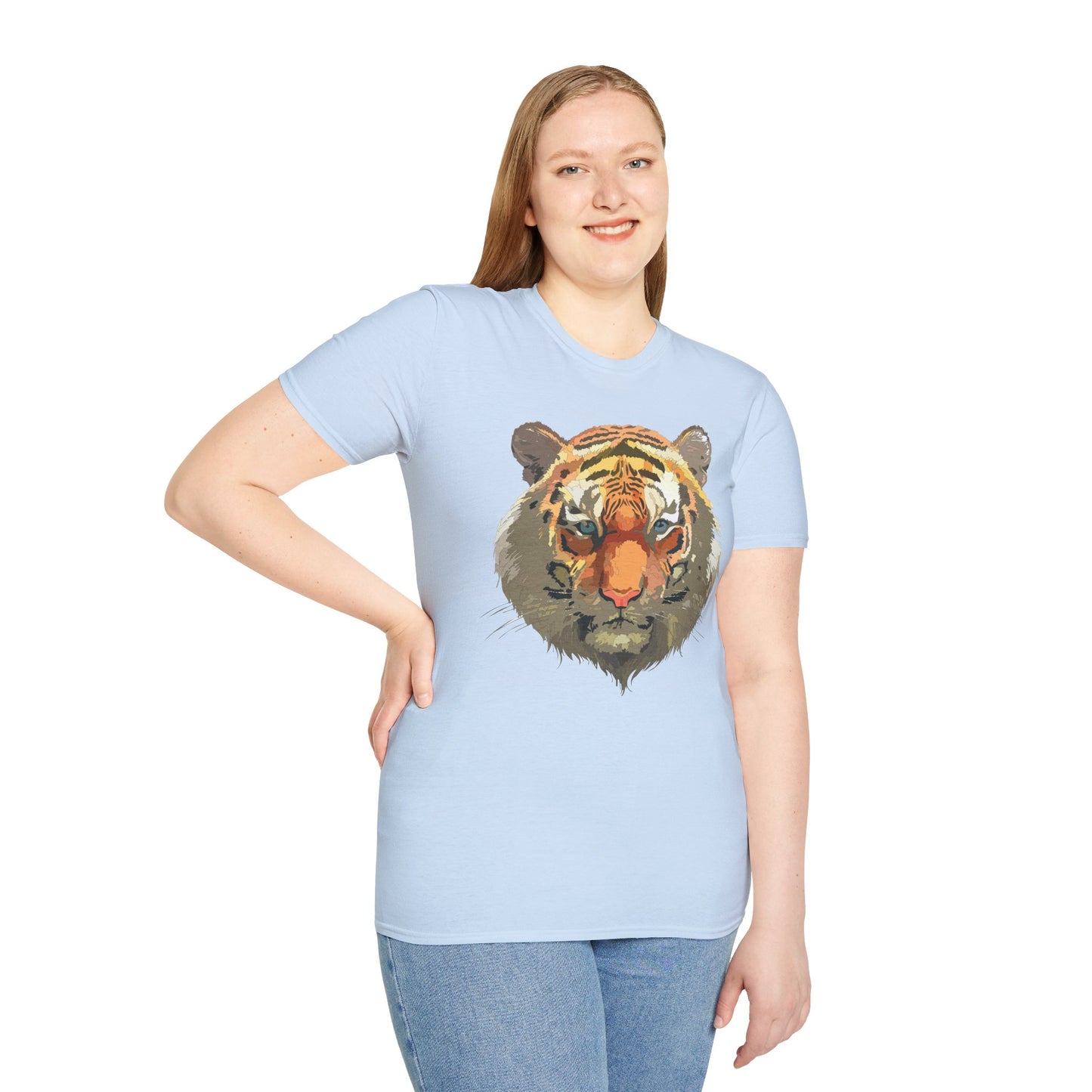 Tiger Shirt, Shirt with Tiger, Animal Tee, Shirt with Animals