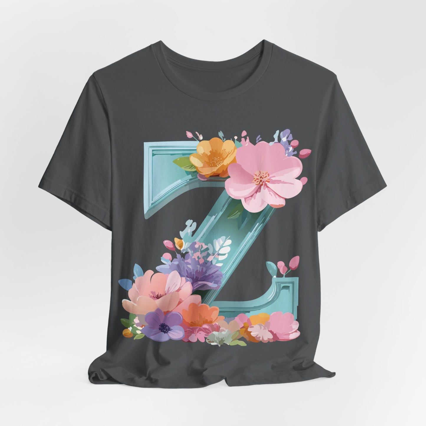 Natural Cotton Tee Shirt - Letters Collection - Z Printify