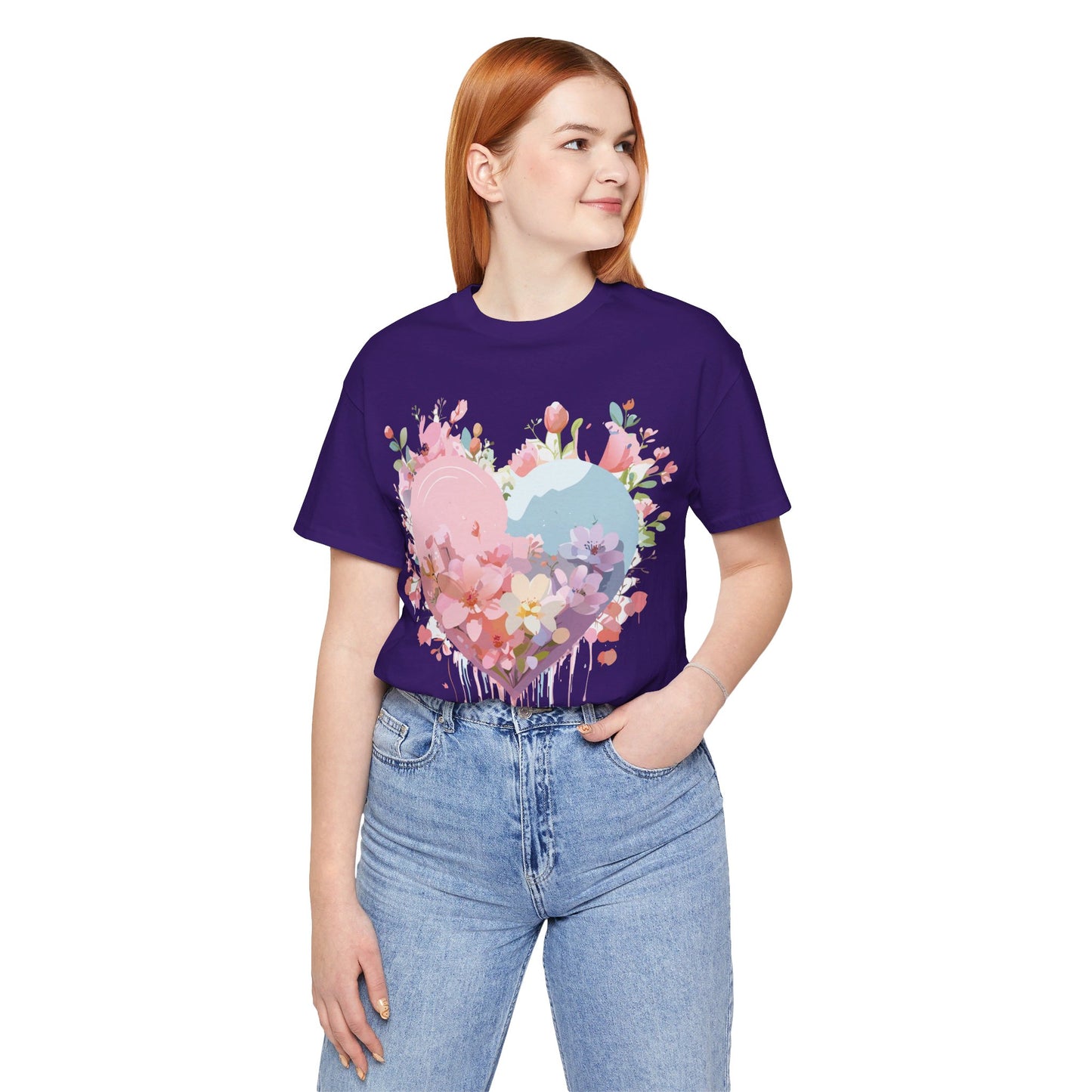Natural Cotton Tee Shirt - Love Story Collection Printify